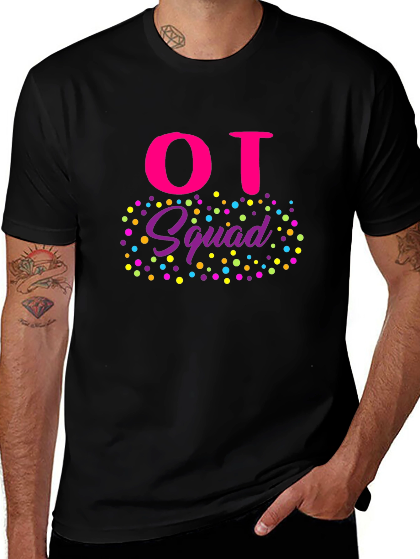 OT Squad Black Tee