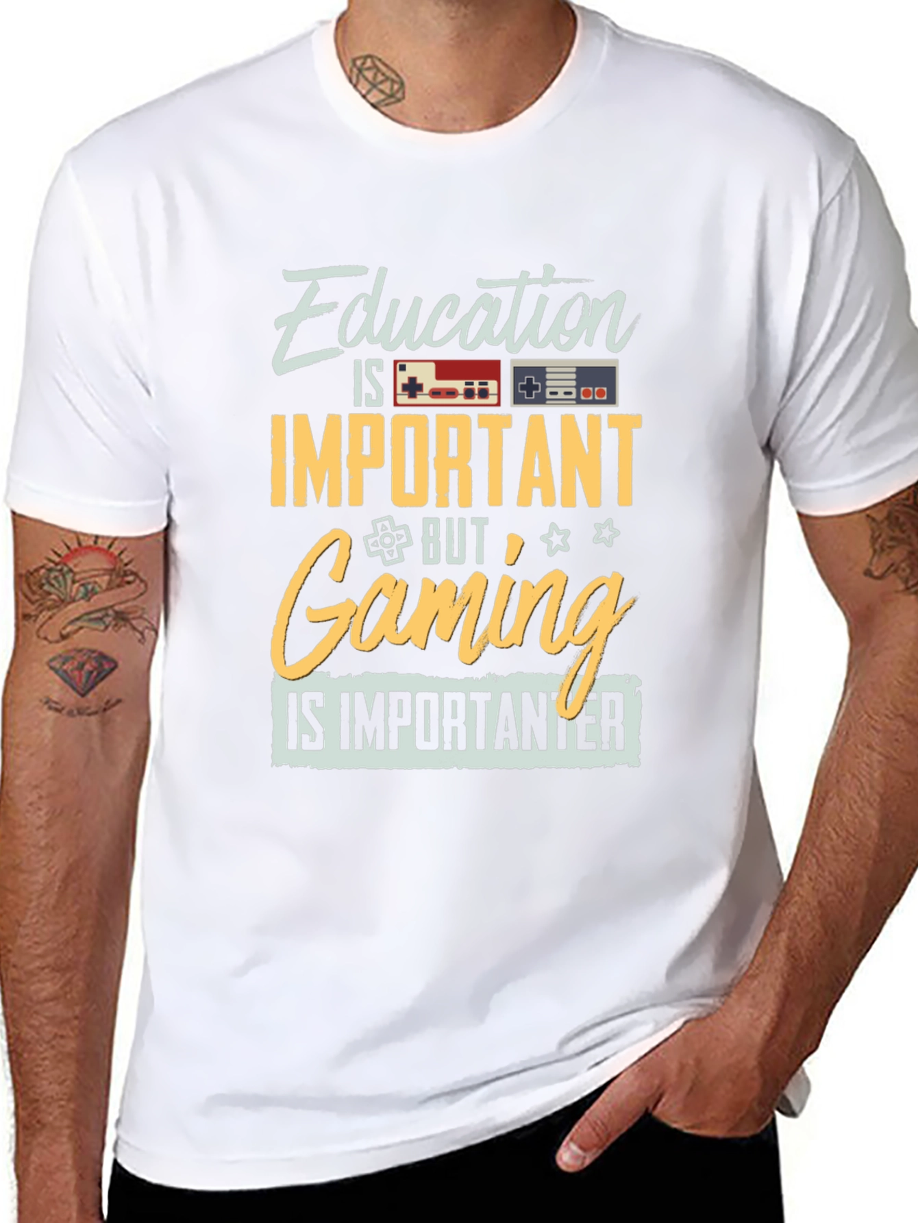 Education Important? Gaming is Importanter T-Shirt