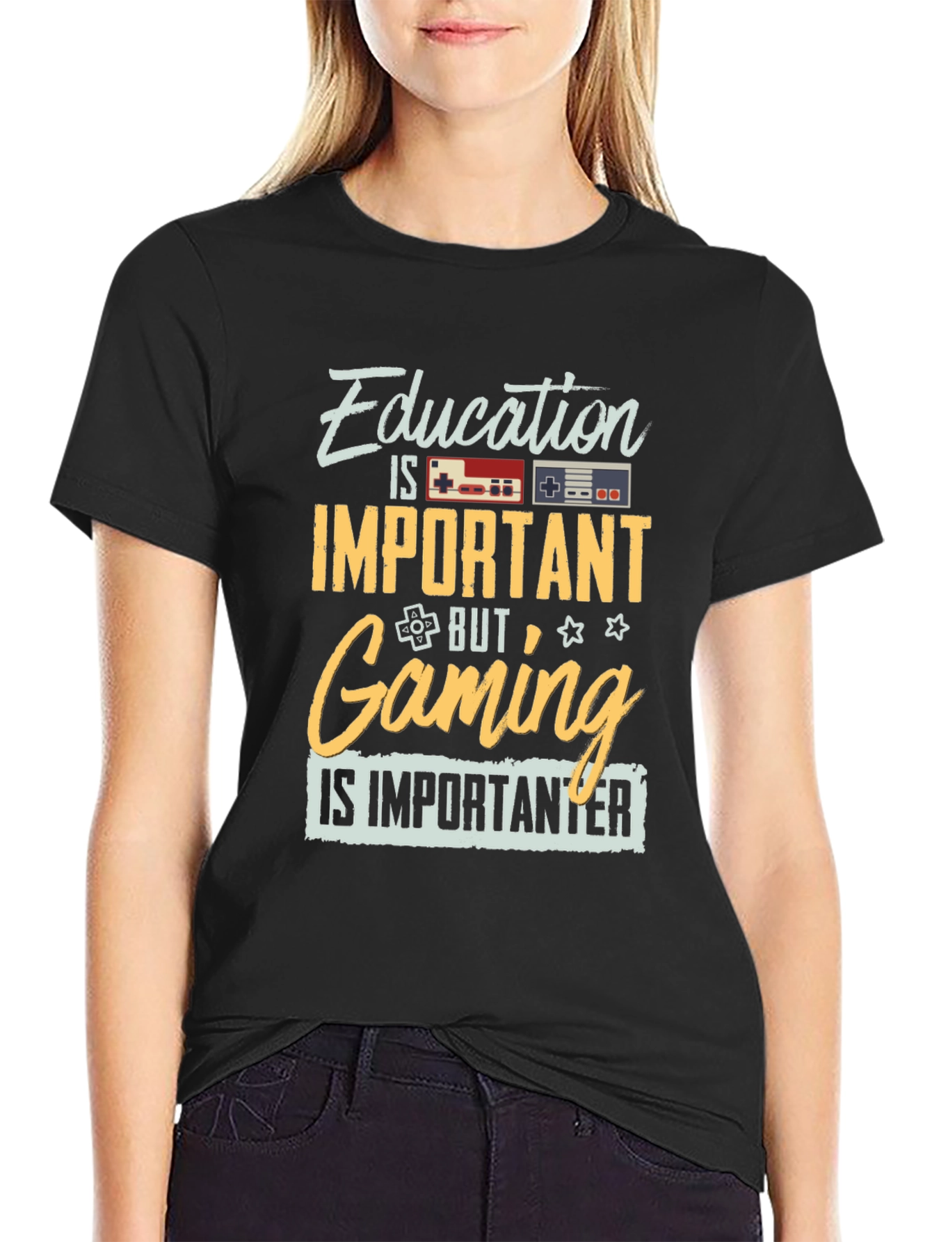 Education Important? Gaming is Importanter T-Shirt