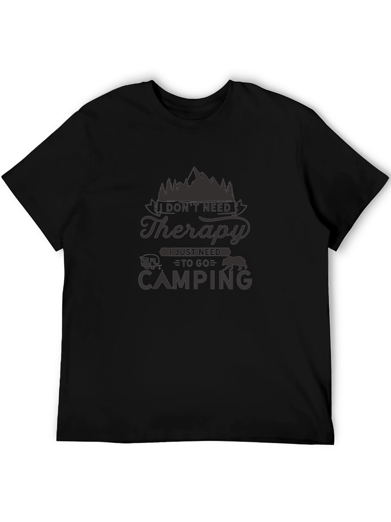 Camping Therapy Graphic T-Shirt