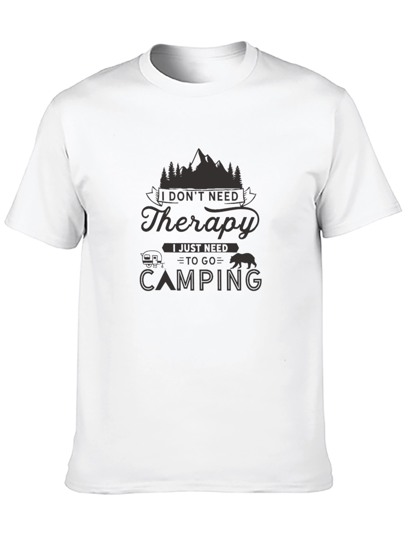 Camping Therapy Graphic T-Shirt