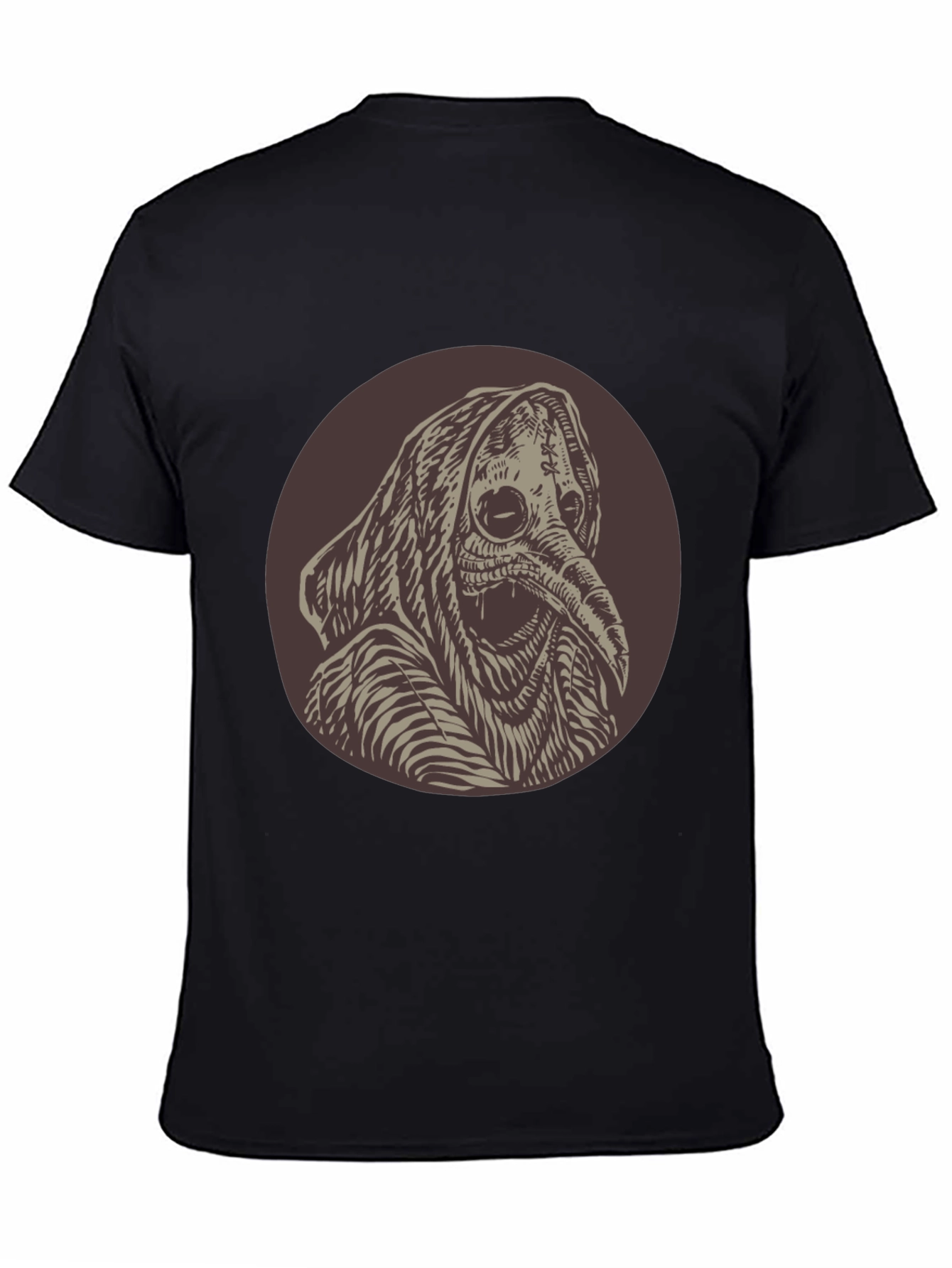 Plague Doctor Graphic Tee - Unique Creepy Design