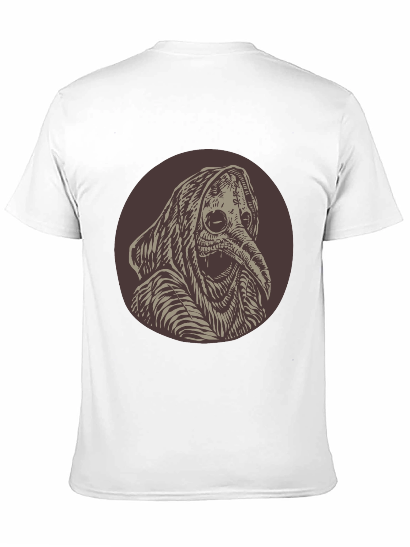 Plague Doctor Graphic Tee - Unique Creepy Design