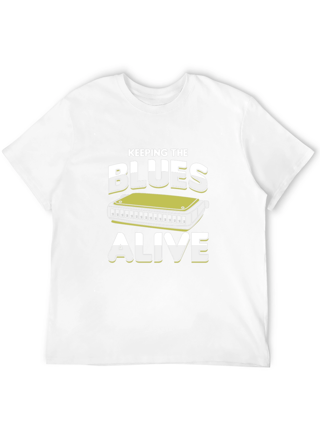 Keeping the Blues Alive T-Shirt Harmonica Tee