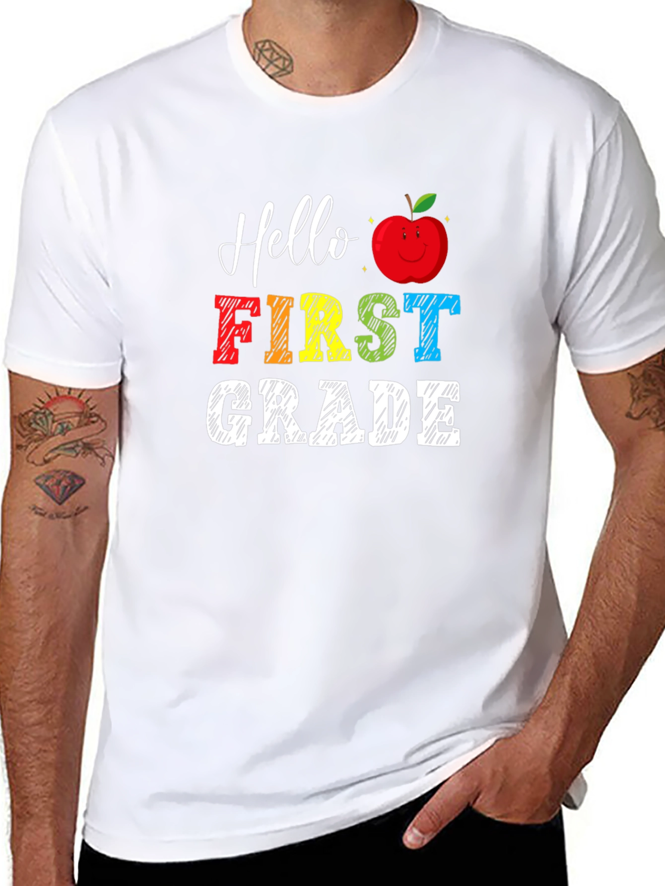 Hello First Grade Teacher T-Shirt