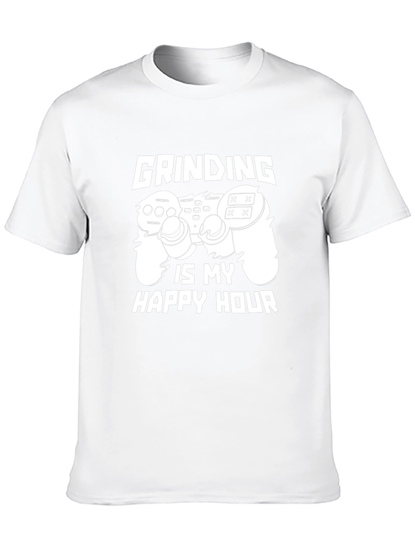 Grinding is My Happy Hour Black T-Shirt