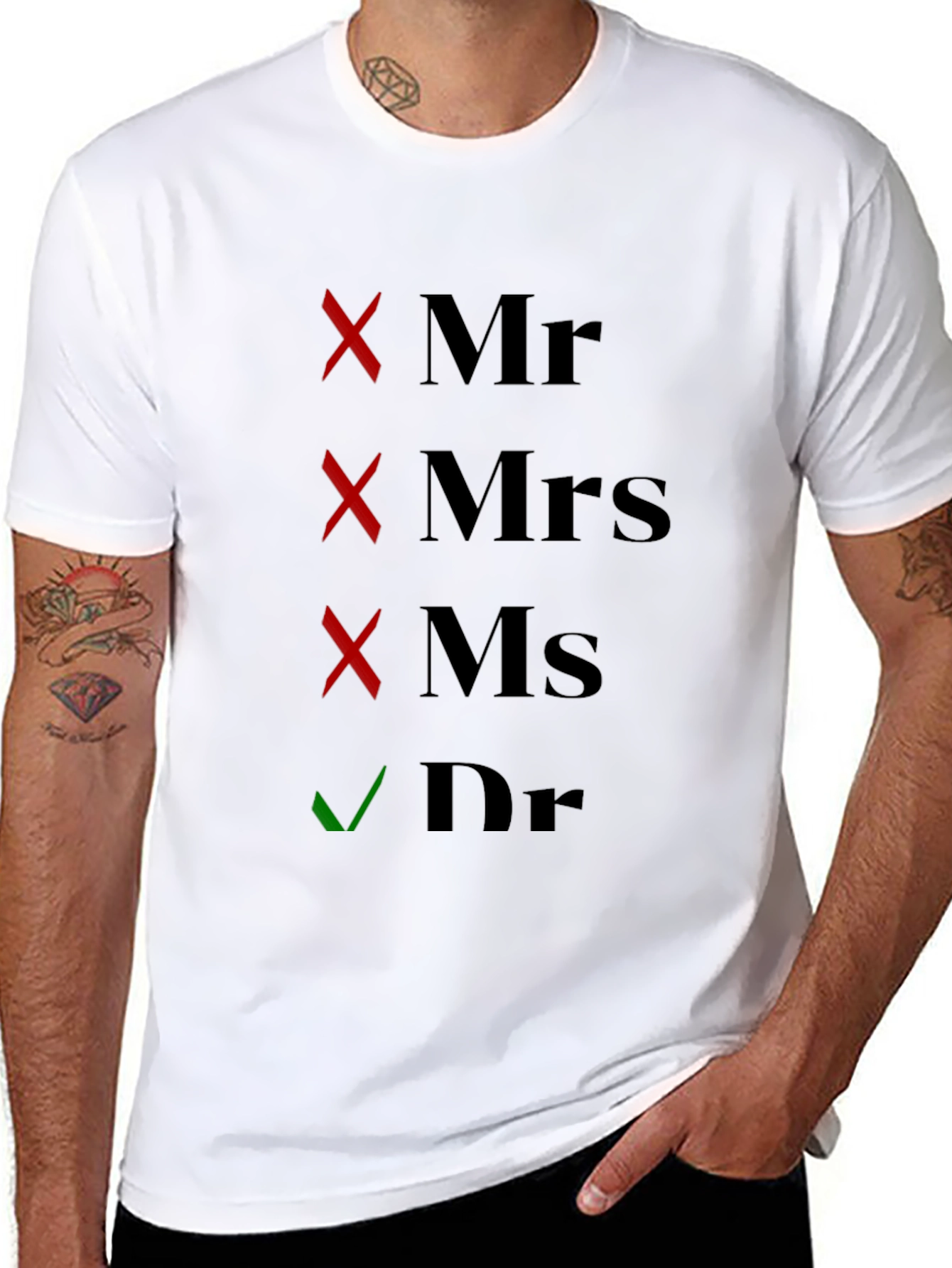Doctor Novelty T-Shirt - Check the Box!