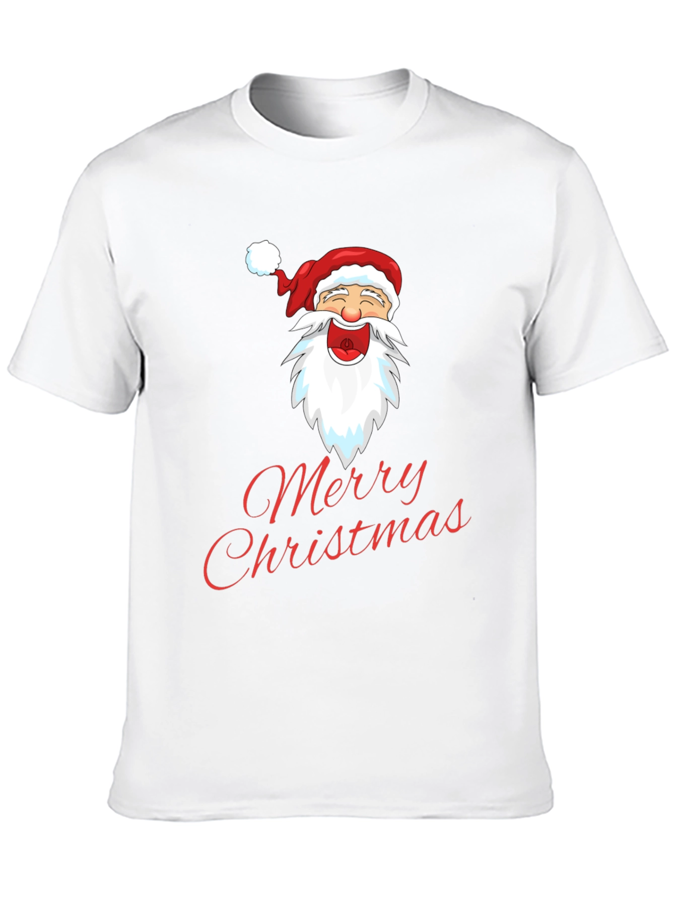 Merry Christmas Santa T-Shirt - Holiday Cheer