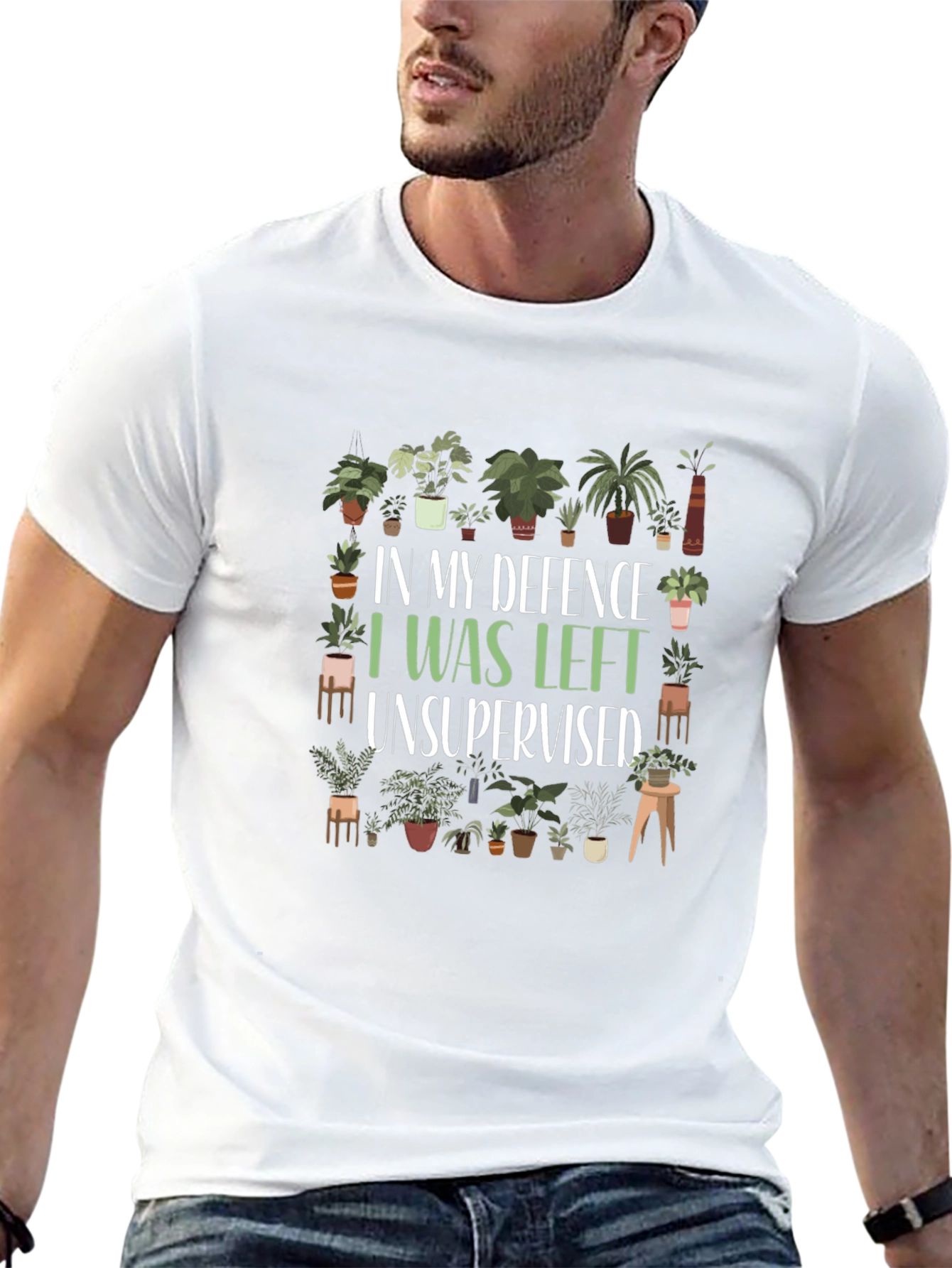 Funny Plant Lover T-Shirt - In My Defence Unsupervised