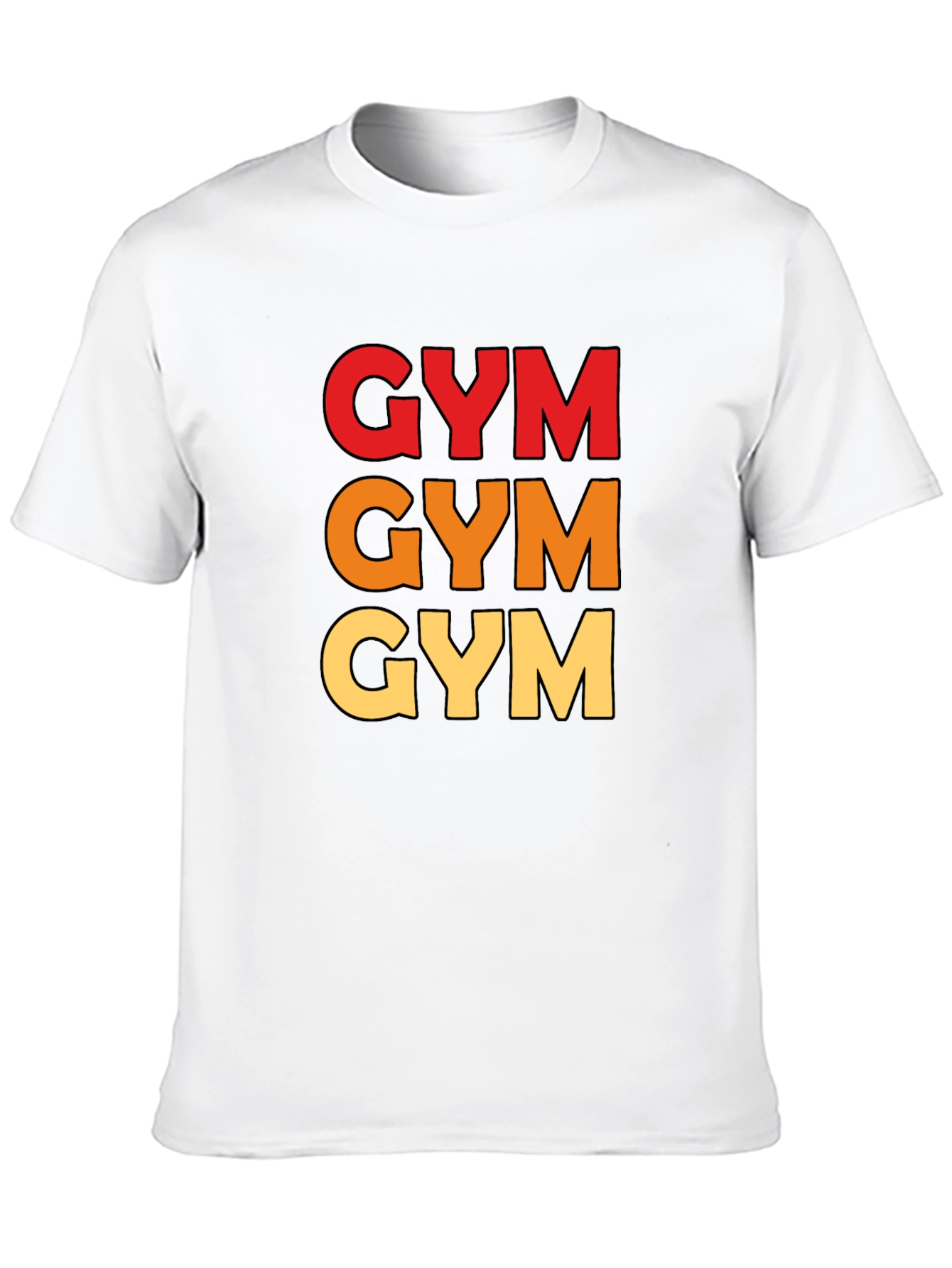 Triple GYM Text Tee - Workout Ready