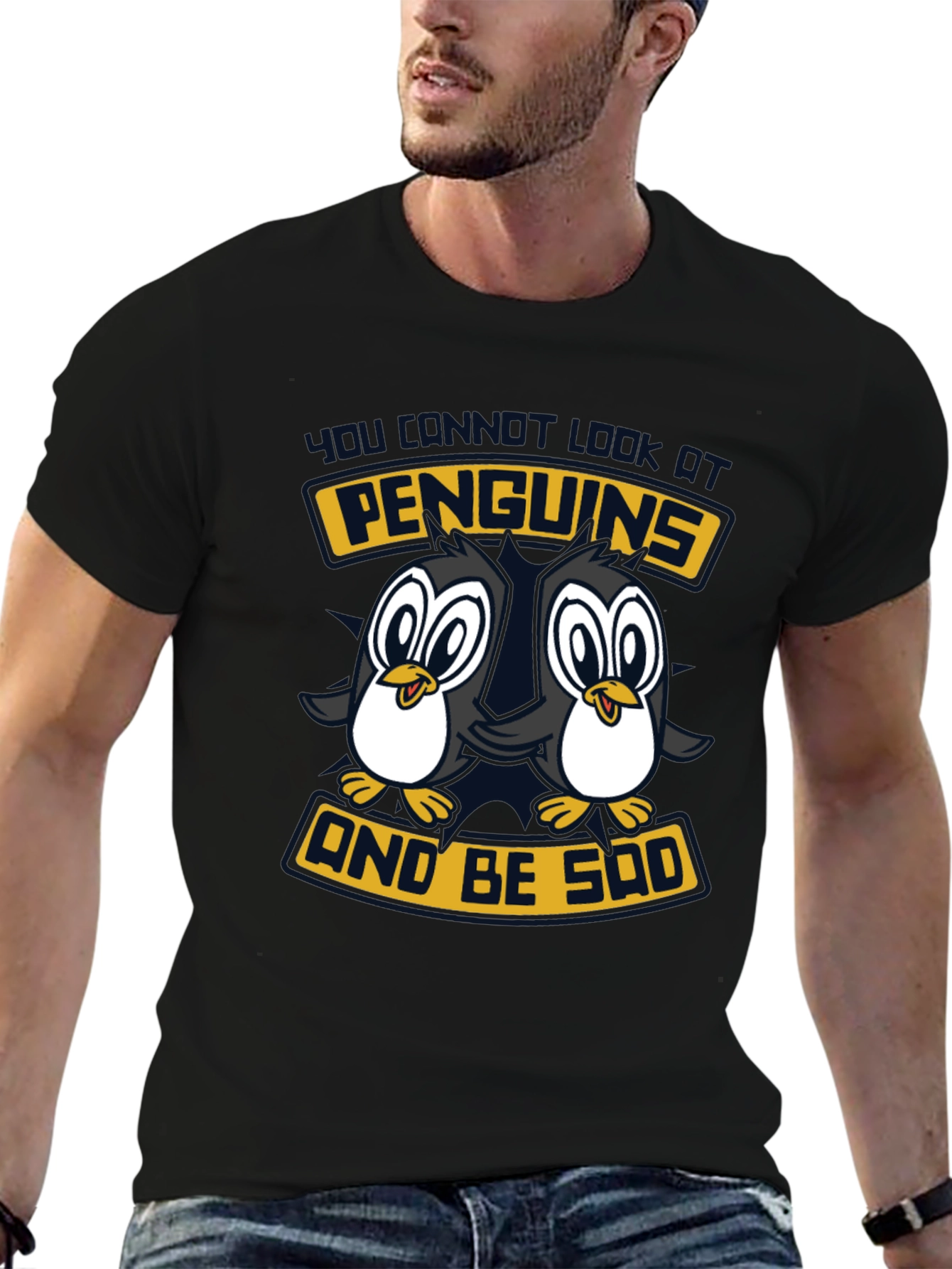 Penguin Graphic Tee - Happy Shirt