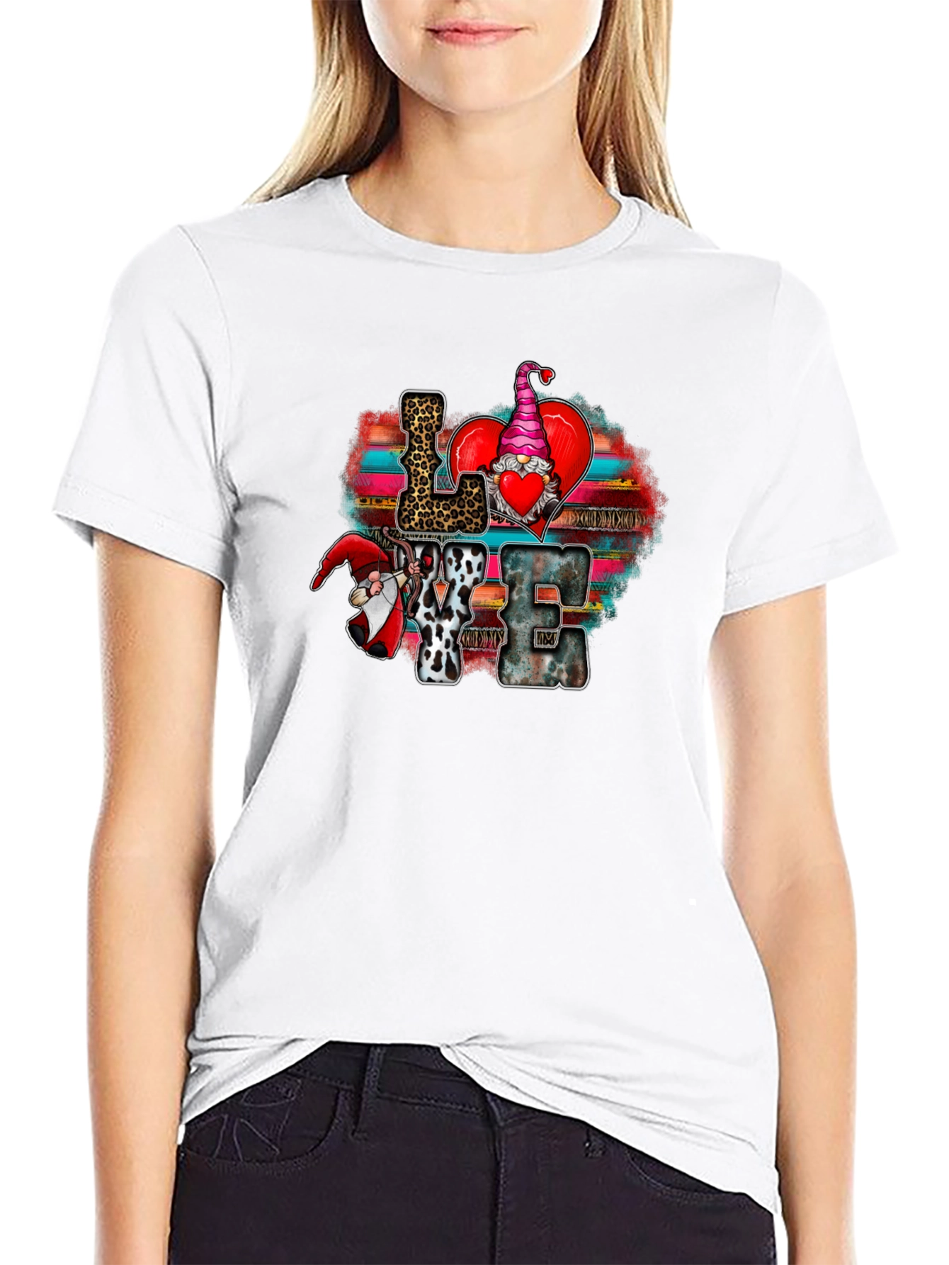 LOVE Gnome Valentines Day T-Shirt