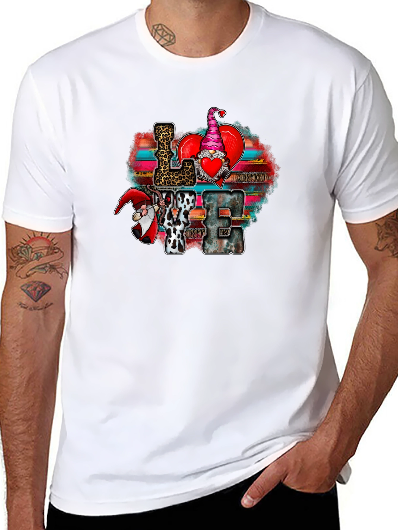 LOVE Gnome Valentines Day T-Shirt