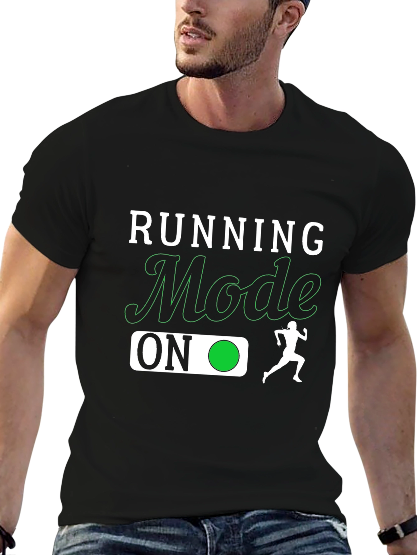 Running Mode On Graphic T-Shirt