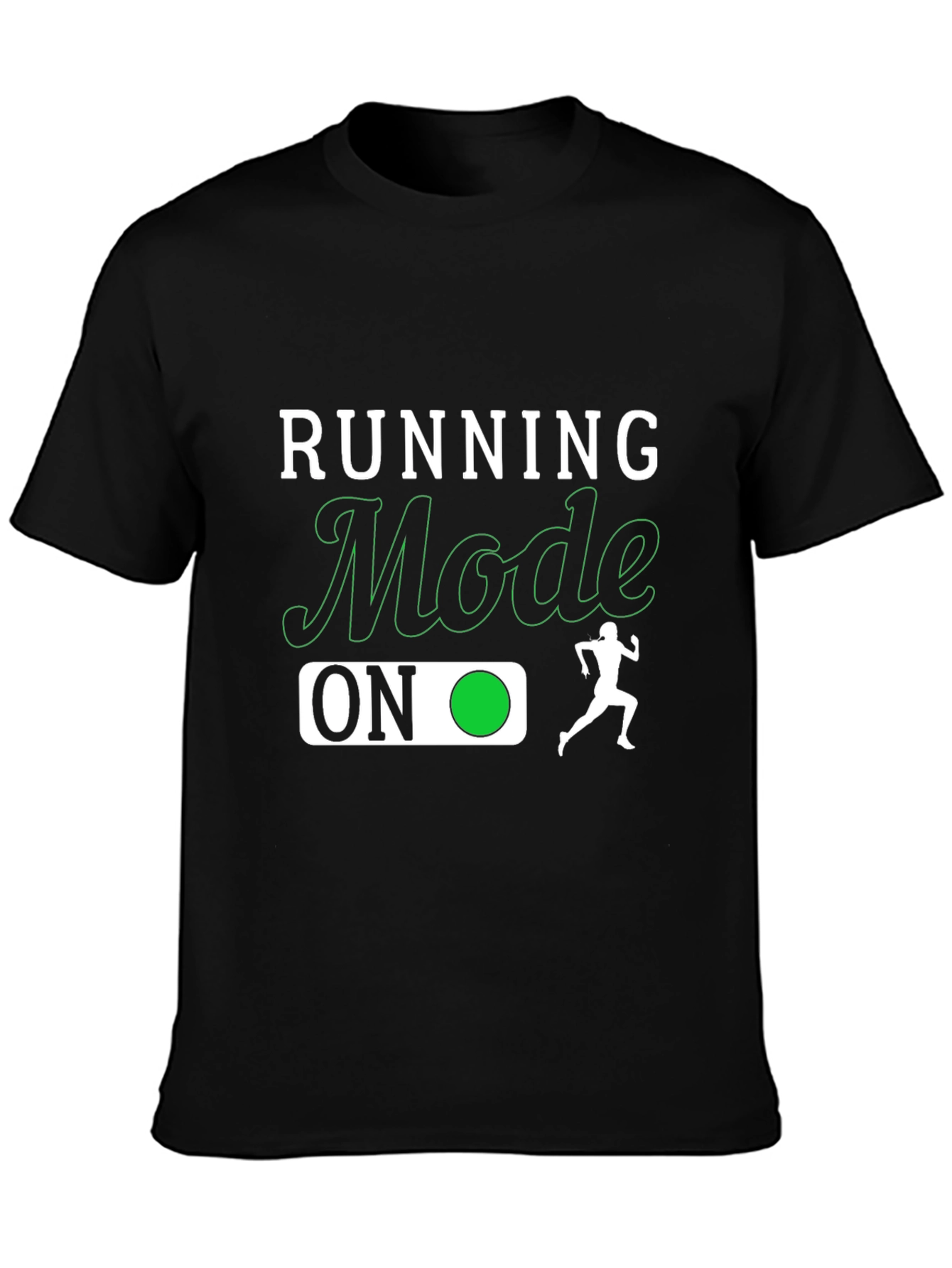 Running Mode On Graphic T-Shirt
