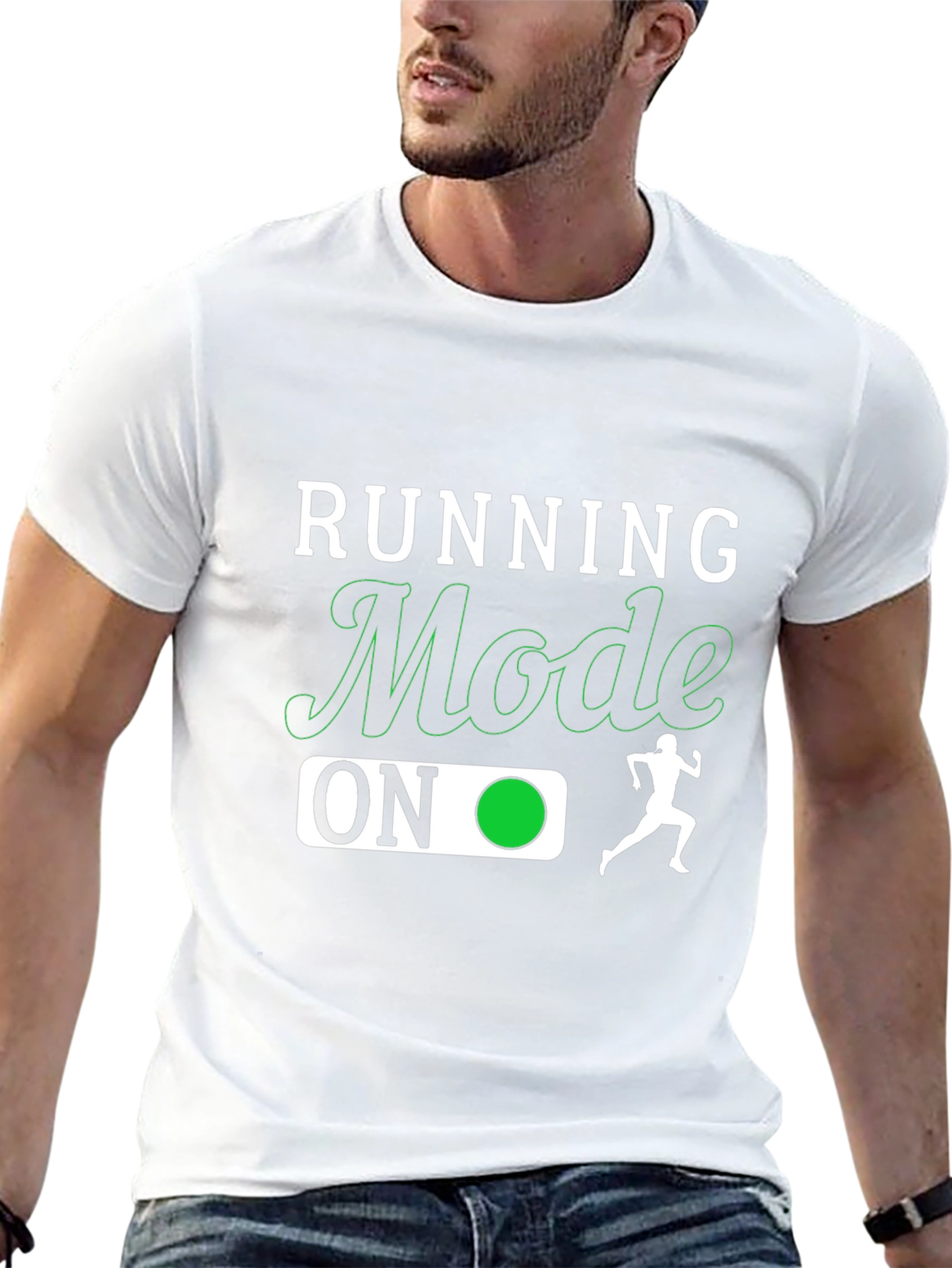 Running Mode On Graphic T-Shirt