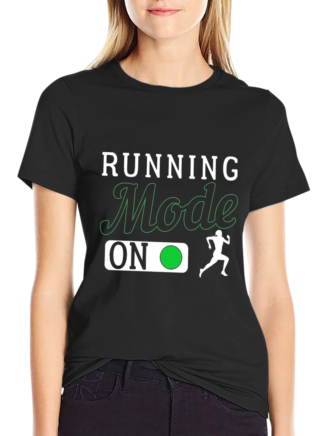 Running Mode On Graphic T-Shirt