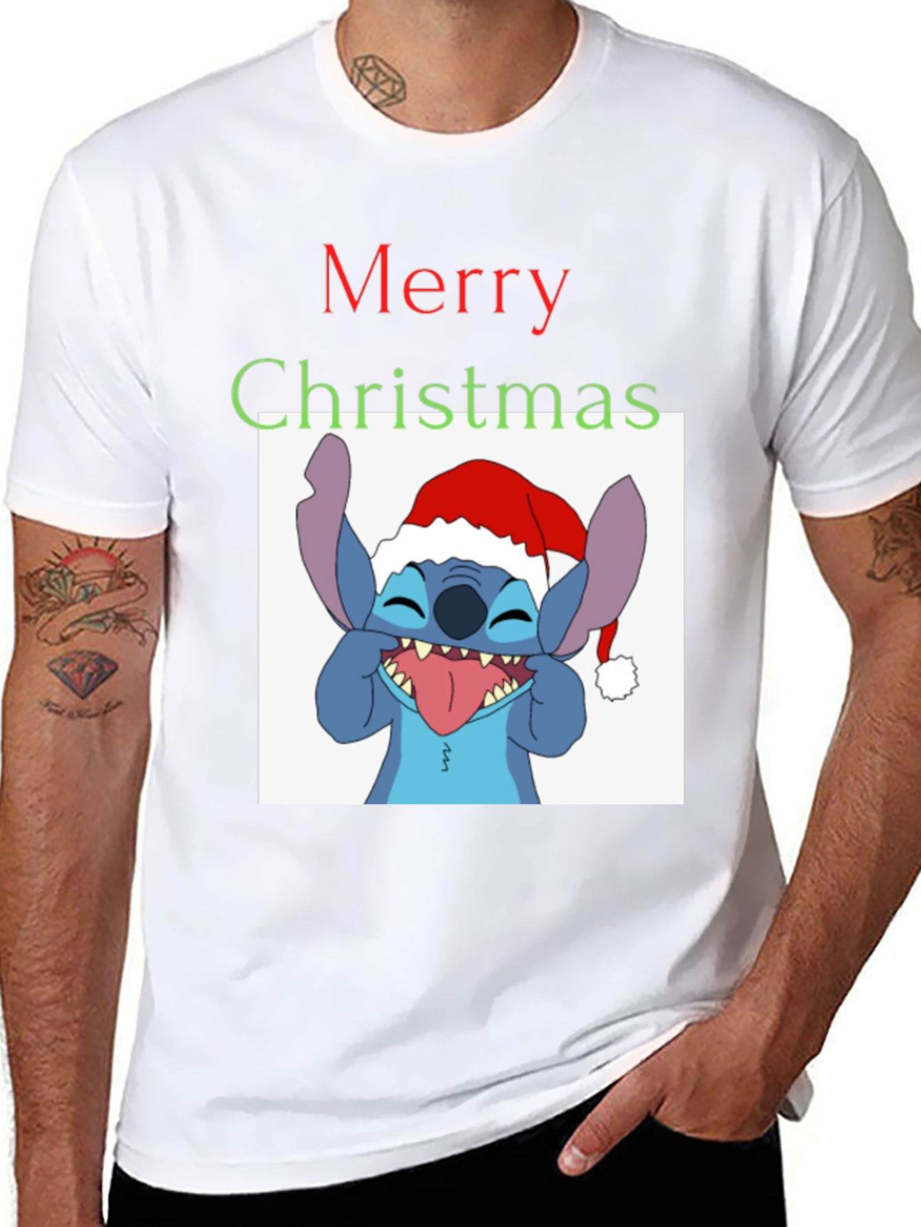 Merry Christmas Stitch T-Shirt