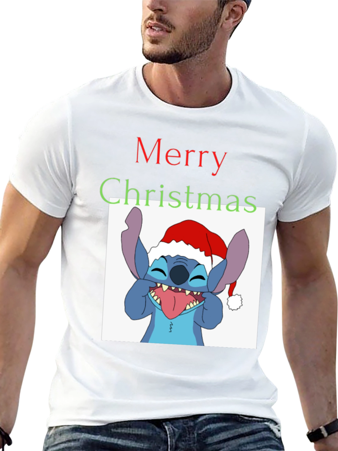 Merry Christmas Stitch T-Shirt