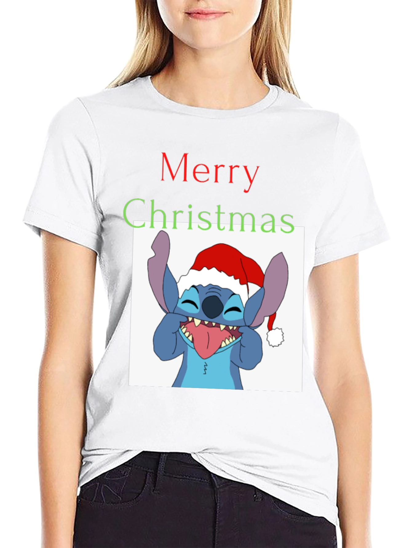 Merry Christmas Stitch T-Shirt