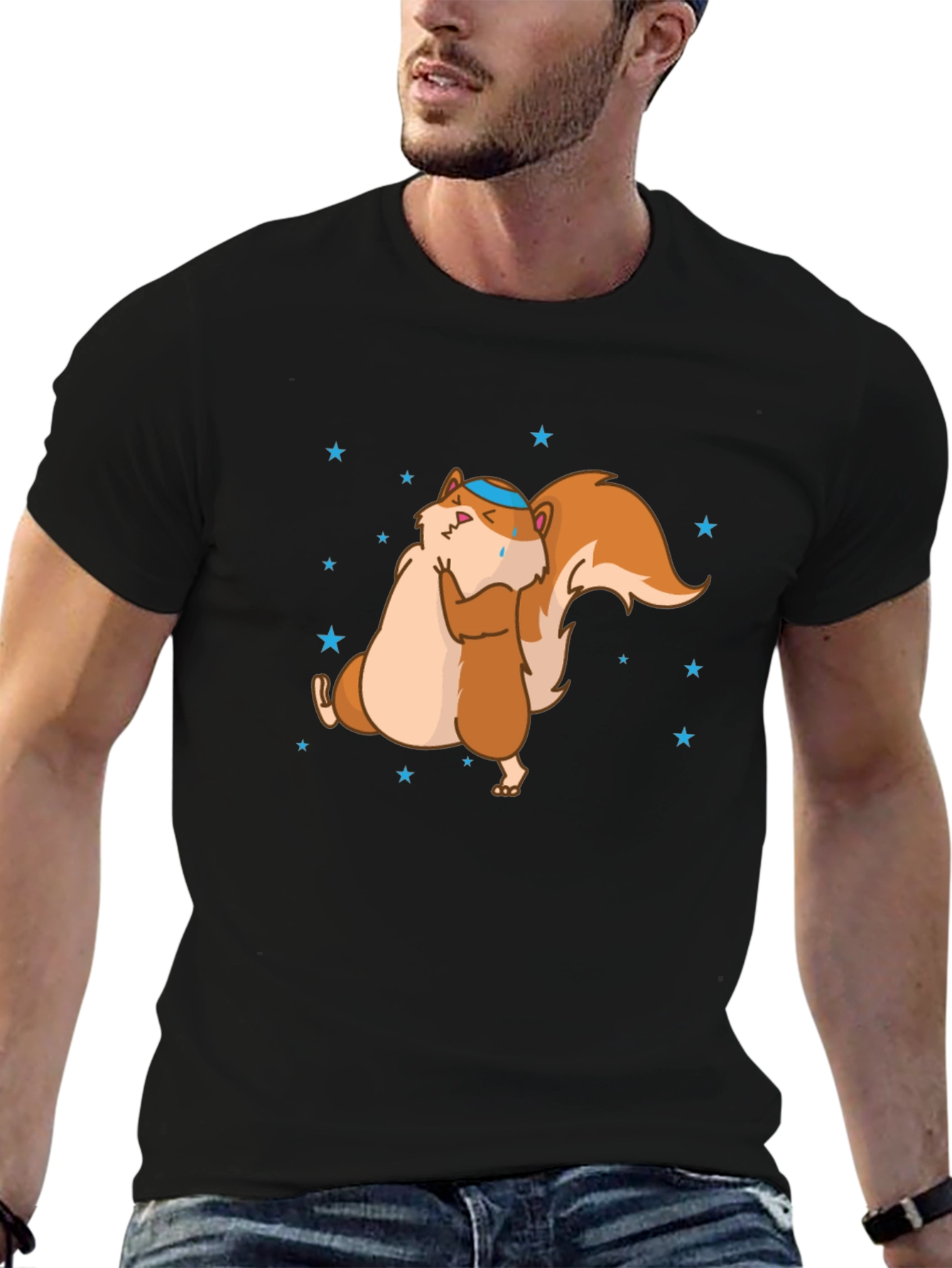 Funny Squirrel Hug T-Shirt - Unisex Cotton Tee