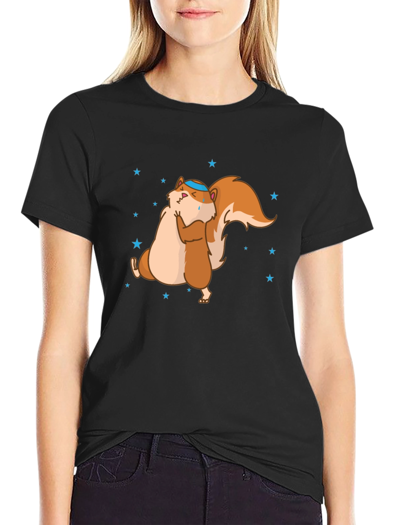 Funny Squirrel Hug T-Shirt - Unisex Cotton Tee