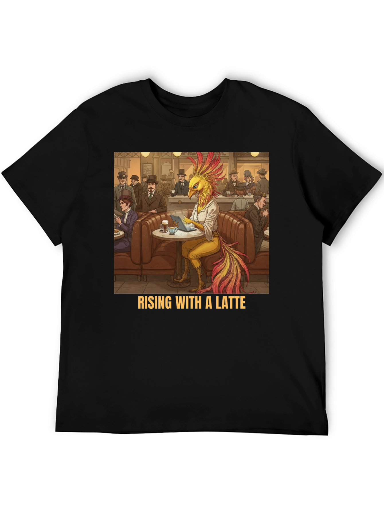 Rising with a Latte T-Shirt