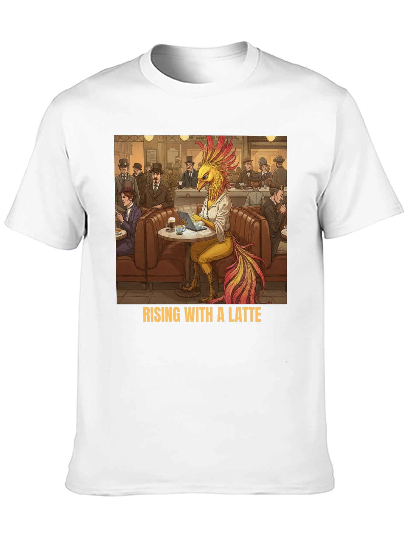 Rising with a Latte T-Shirt