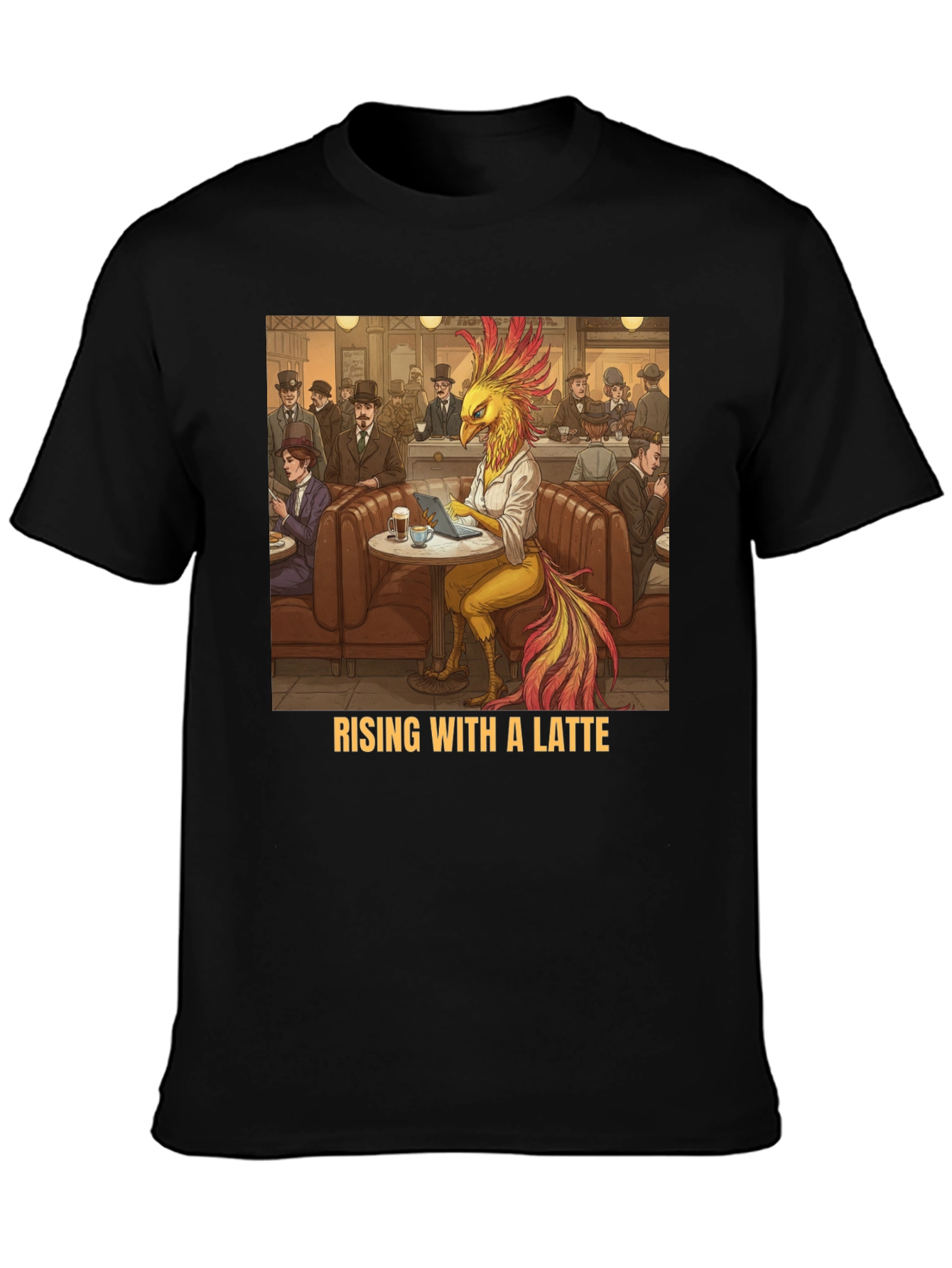 Rising with a Latte T-Shirt