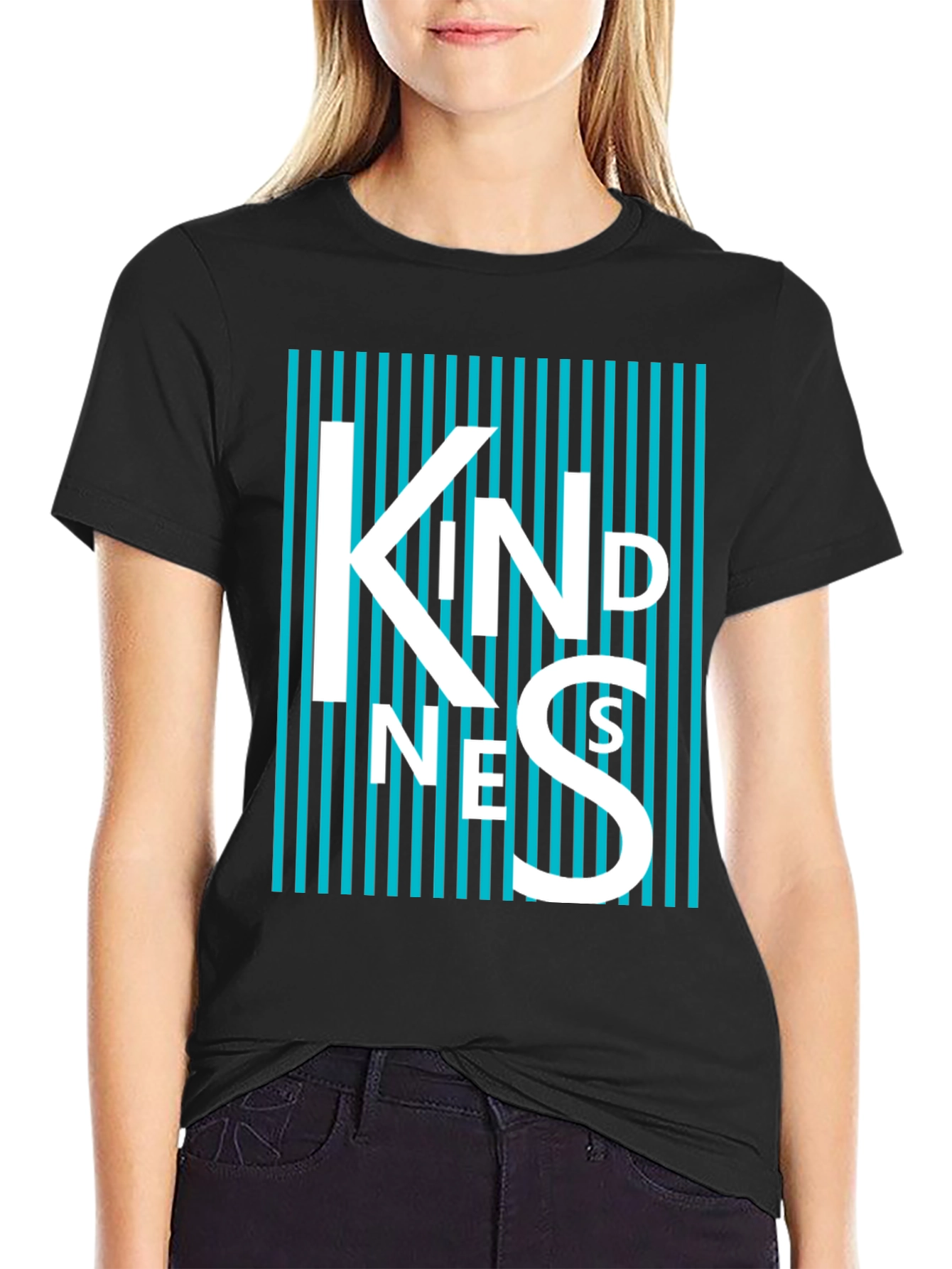 Kindness Graphic Tee - Black T-Shirt
