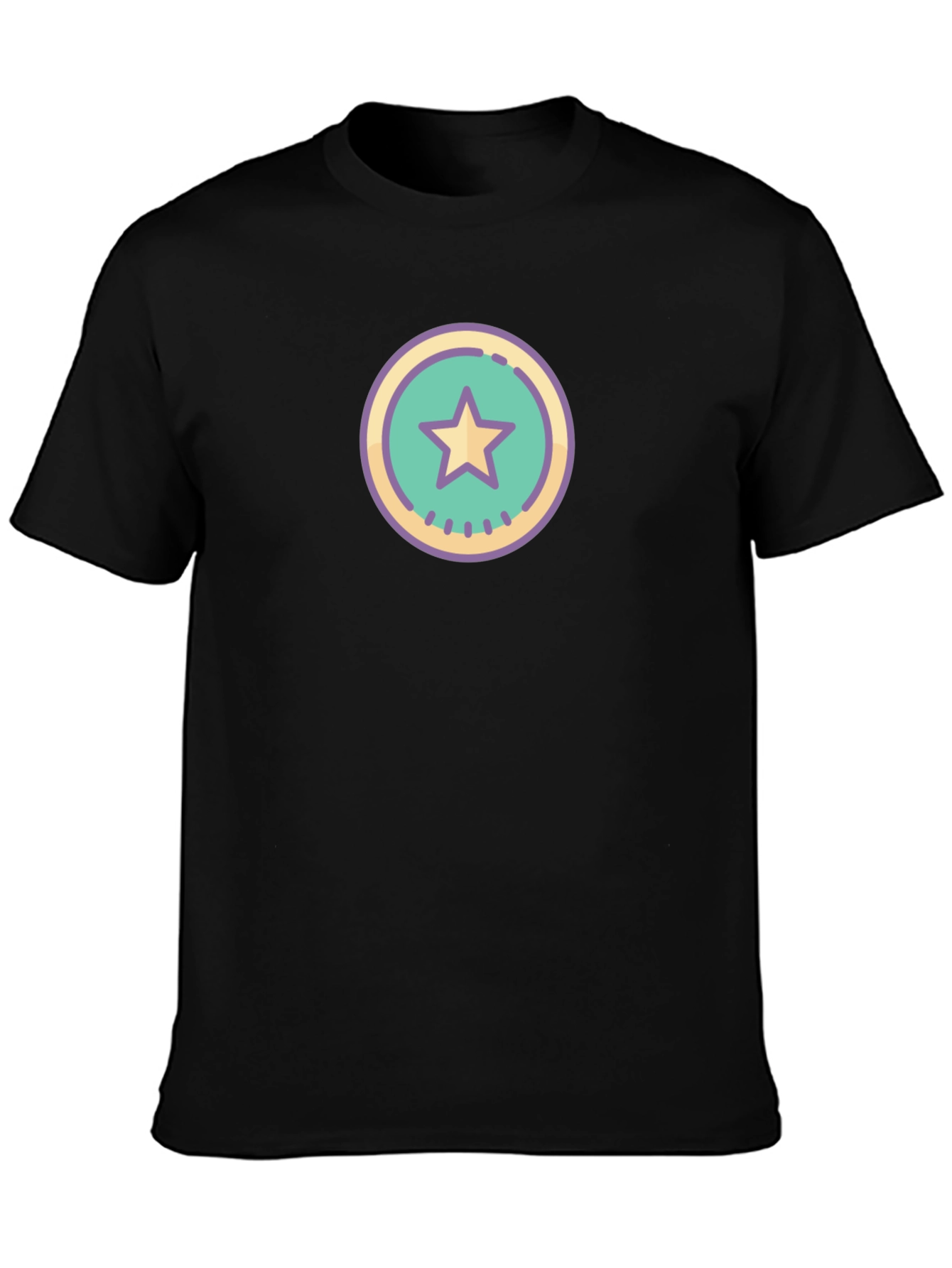 Star Emblem Black Tee