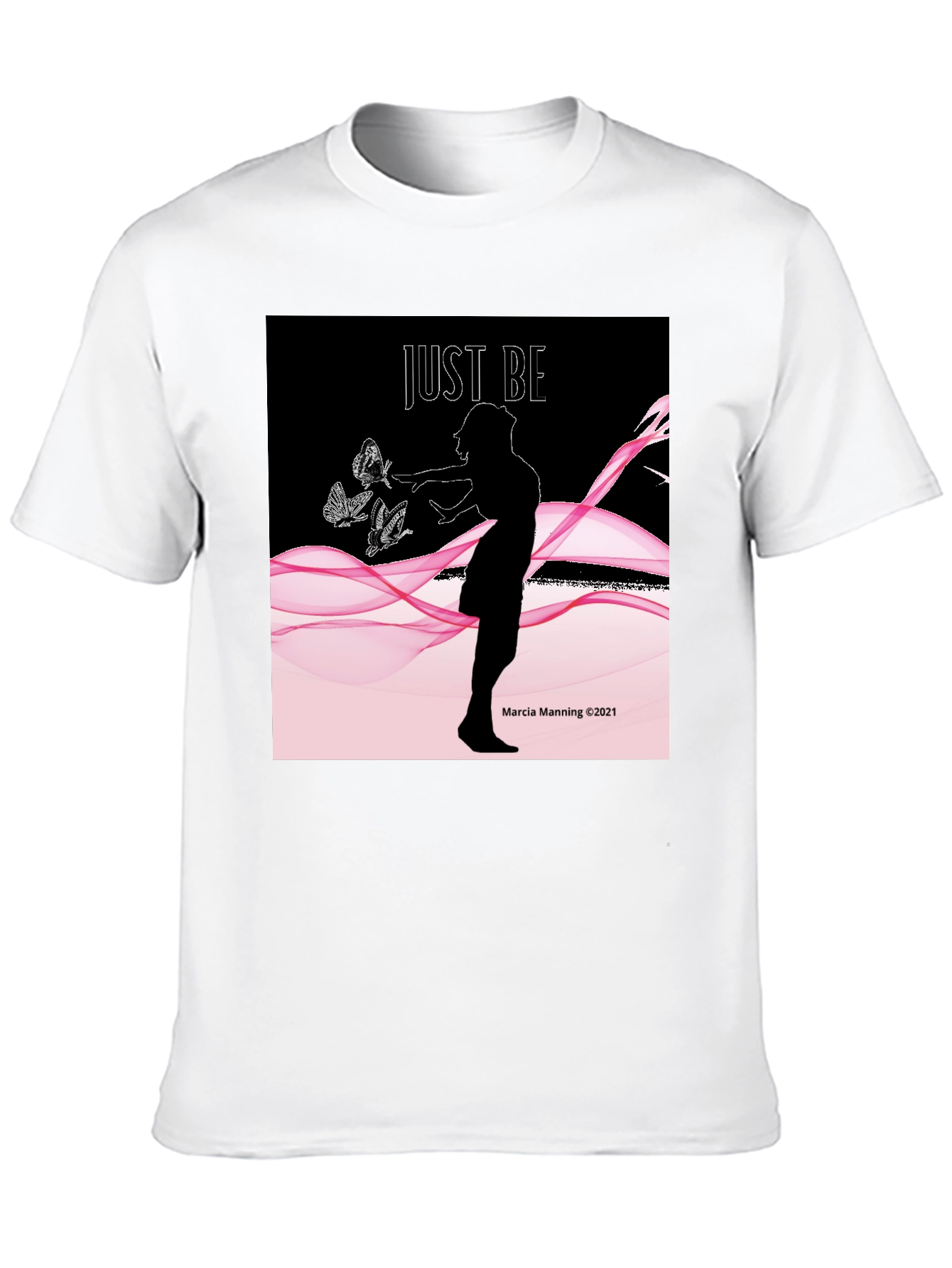 Just Be Womens Graphic Tee - Relaxed Fit