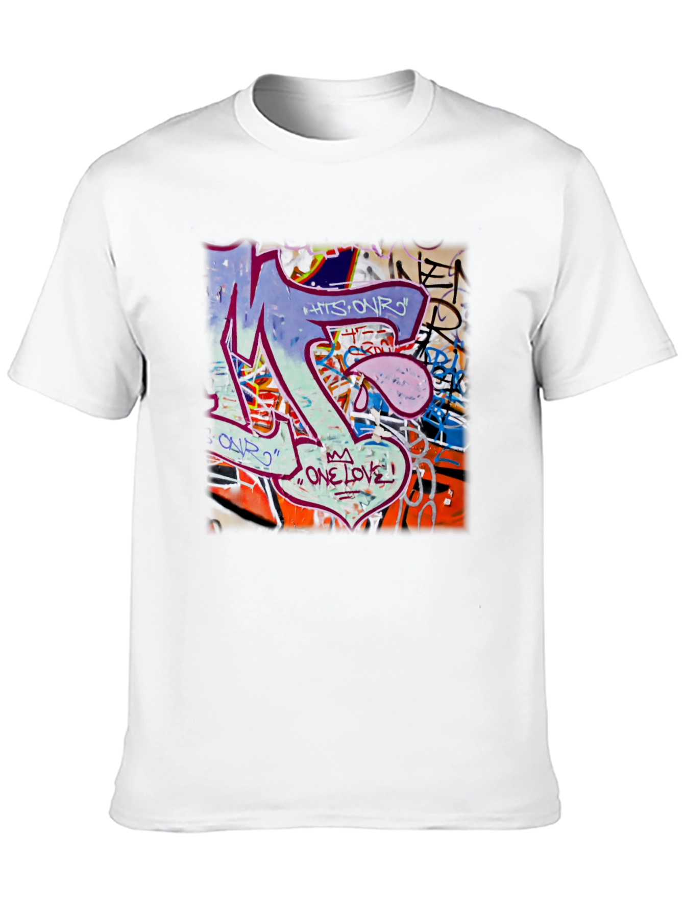 Graffiti Art Graphic Print T-Shirt