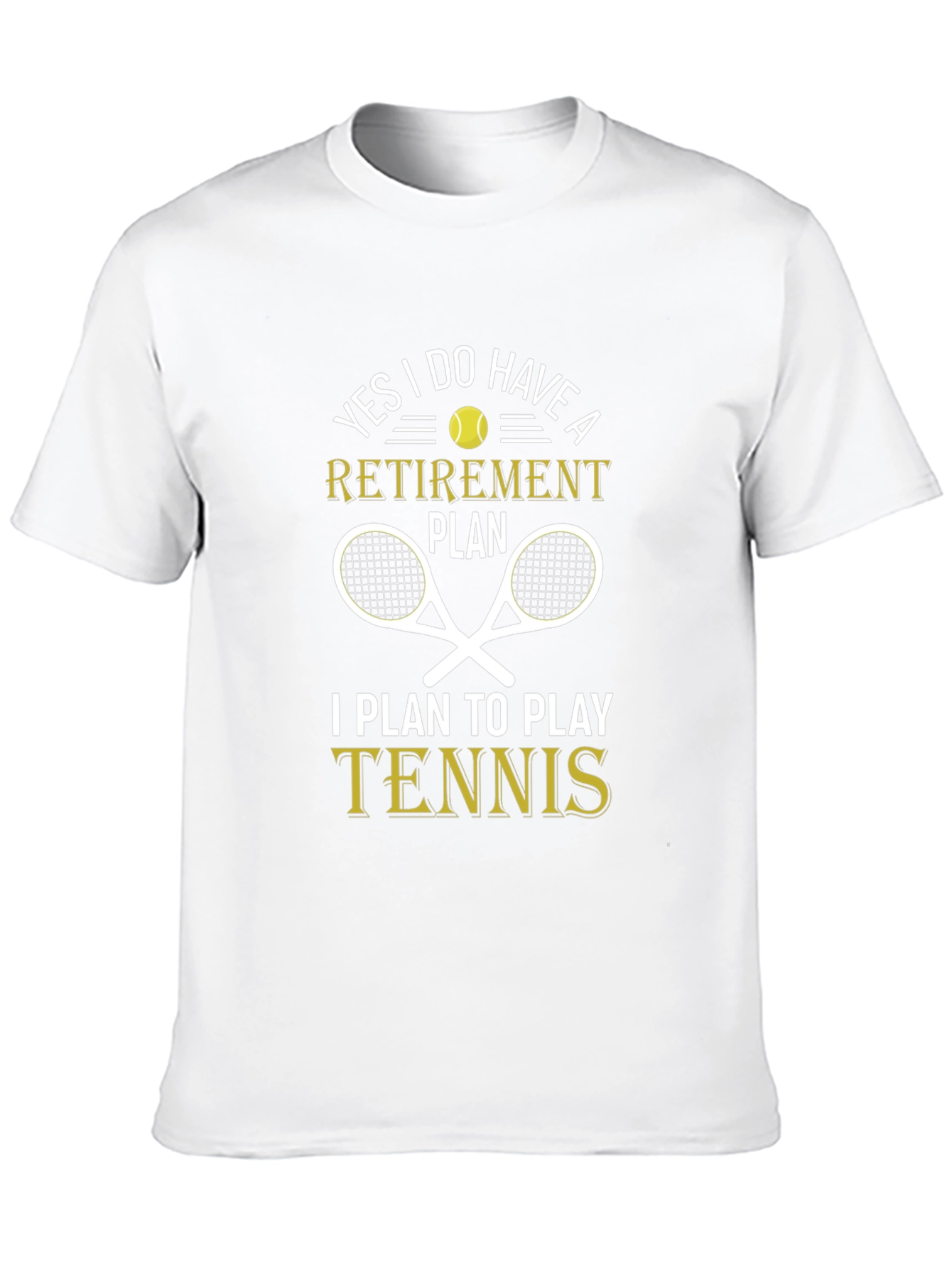 Tennis Retirement Plan T-Shirt