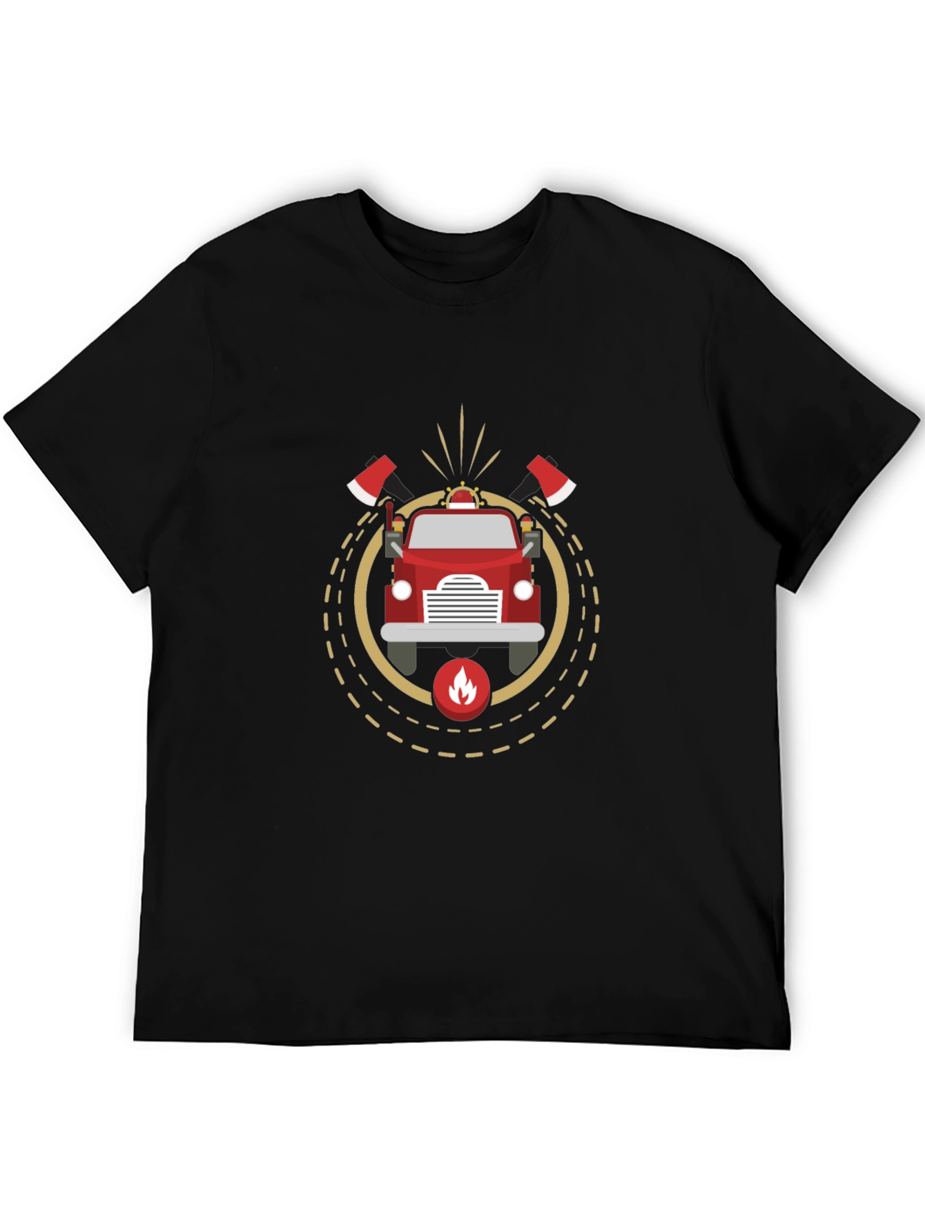 Firefighter Truck T-Shirt - Stylish Graphic Tee