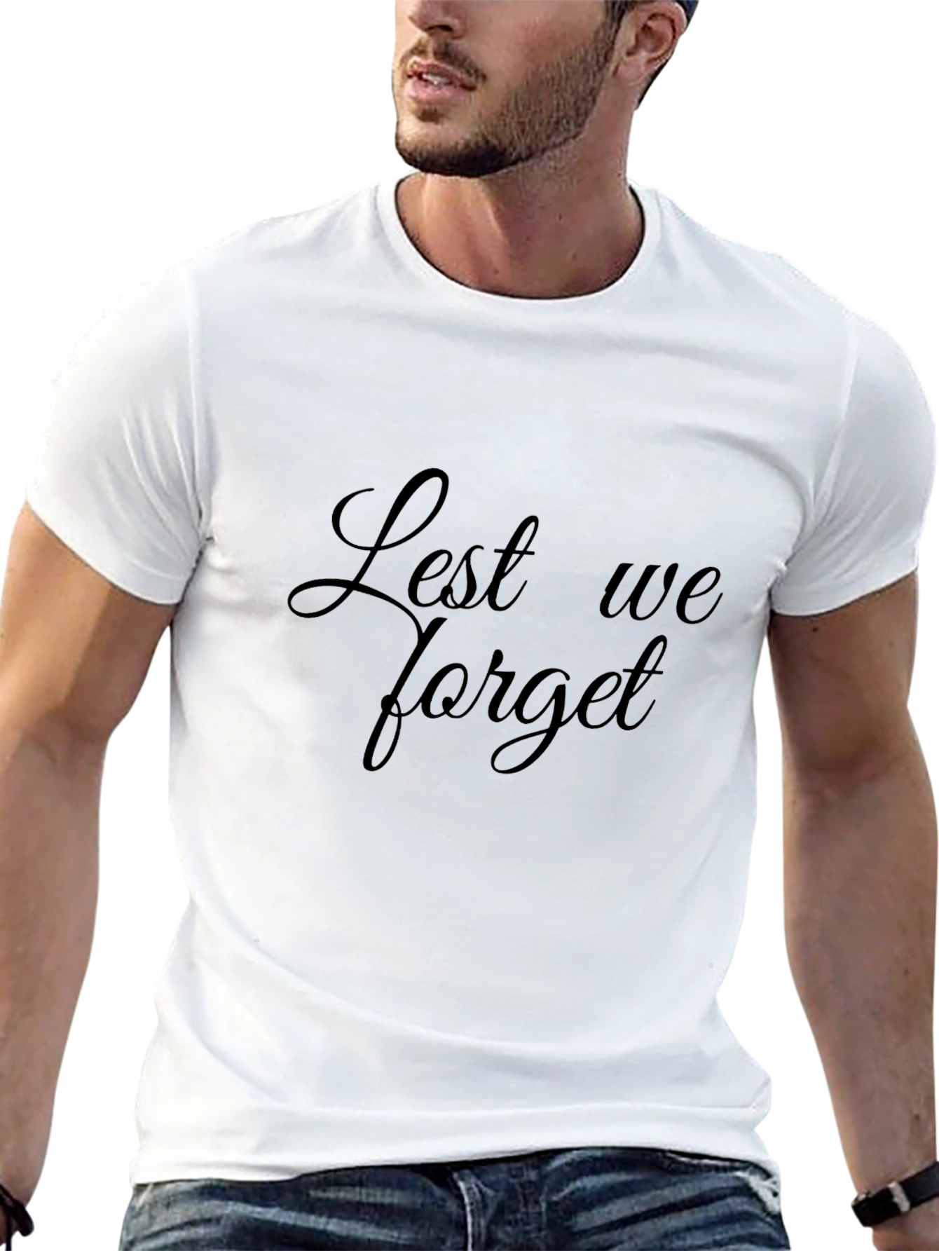 Lest We Forget Black T-Shirt