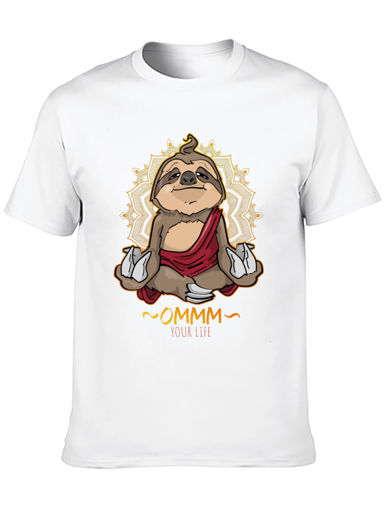Meditating Sloth T-Shirt - OMMM Your Life Tee