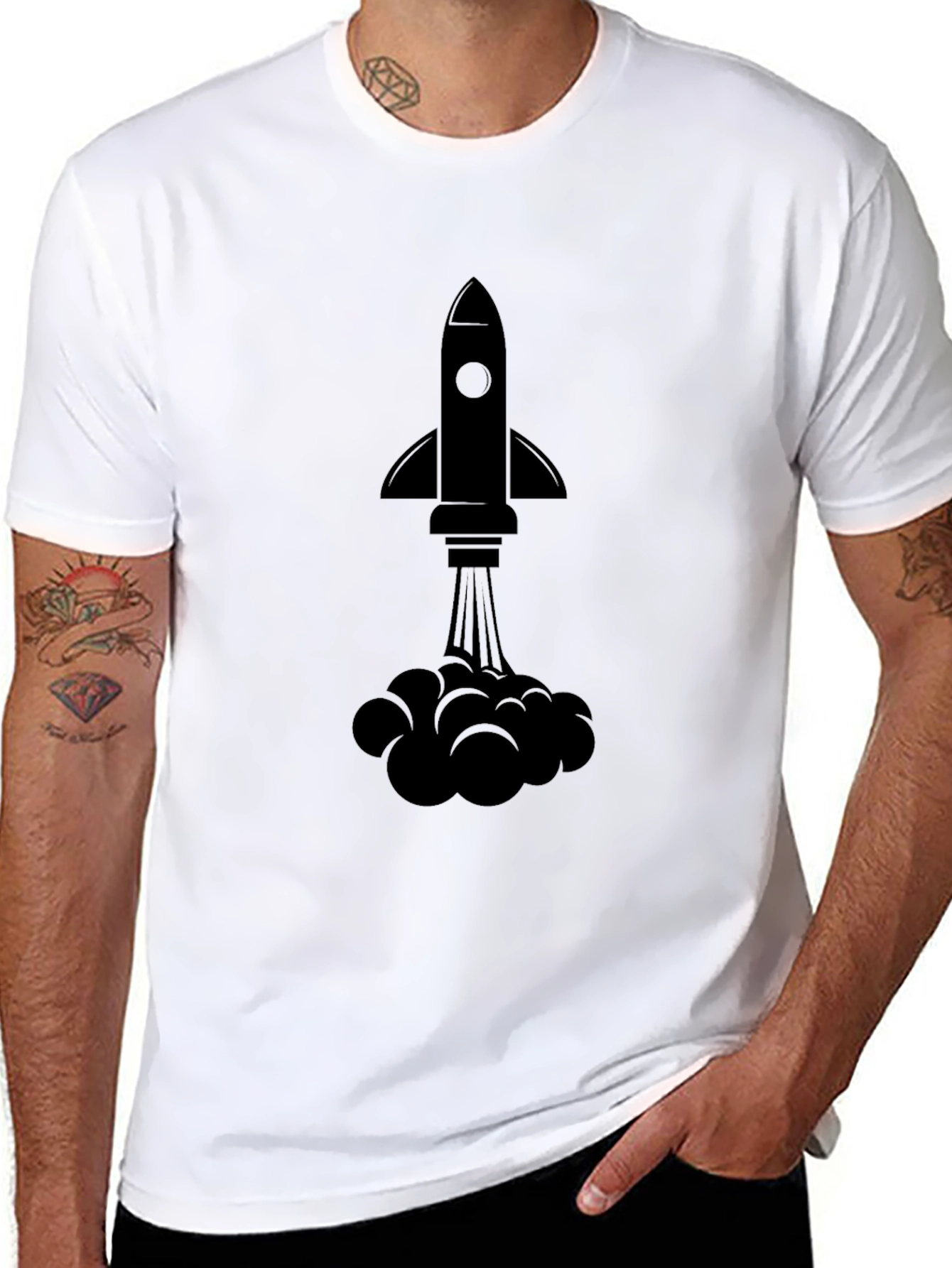 Rocket Launch Graphic T-Shirt