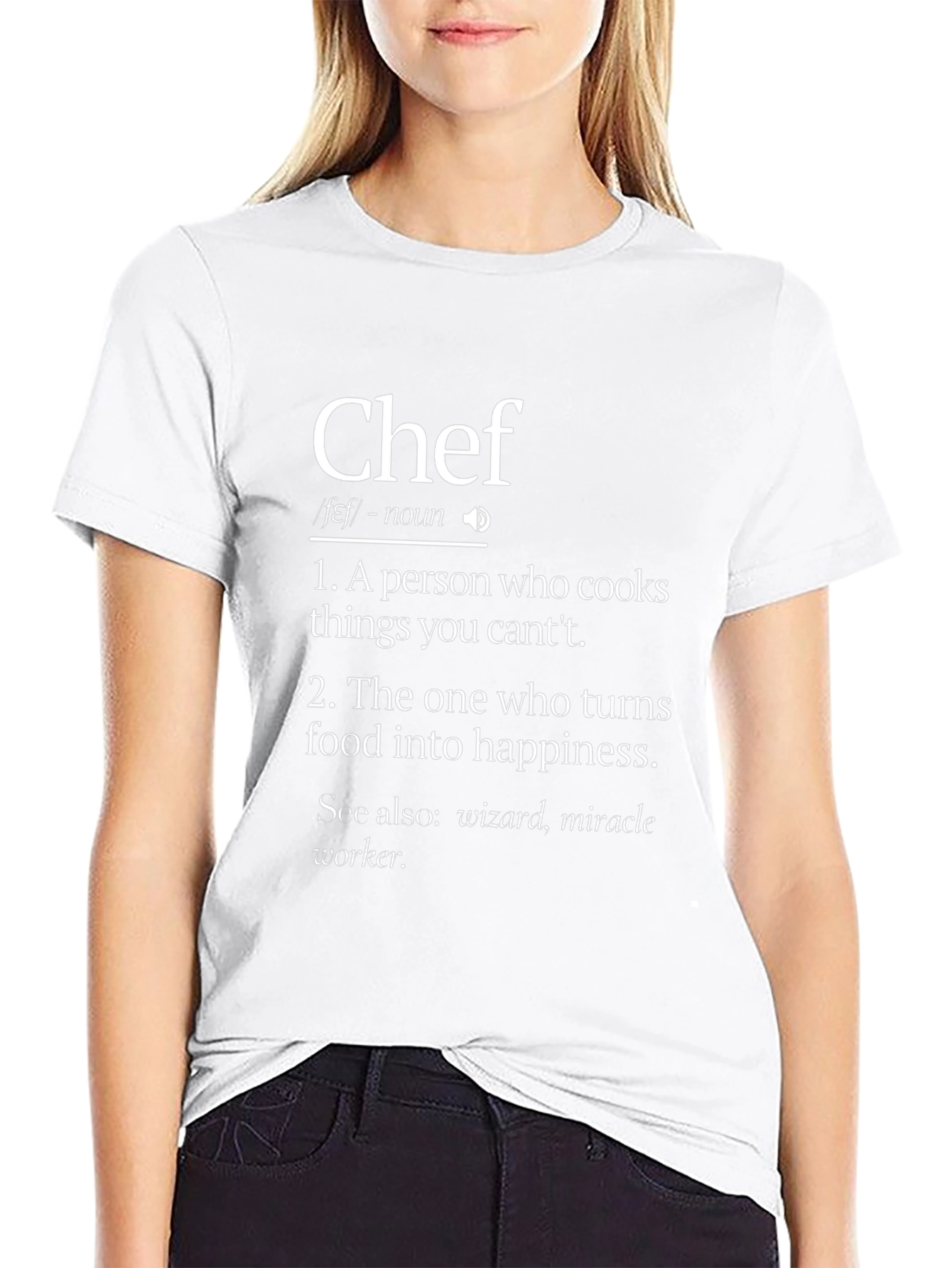 Chef Definition Graphic T-Shirt - Cooking Humor