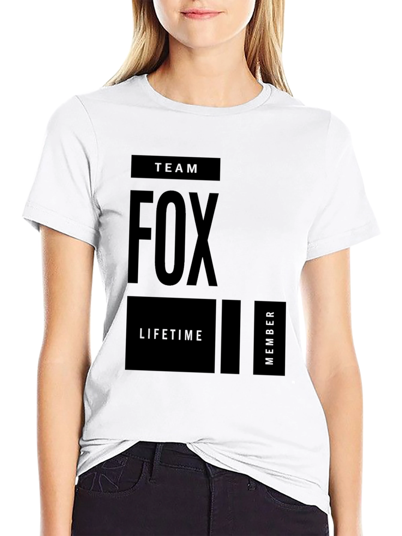 Team Fox Lifetime Member Graphic Tee - Black