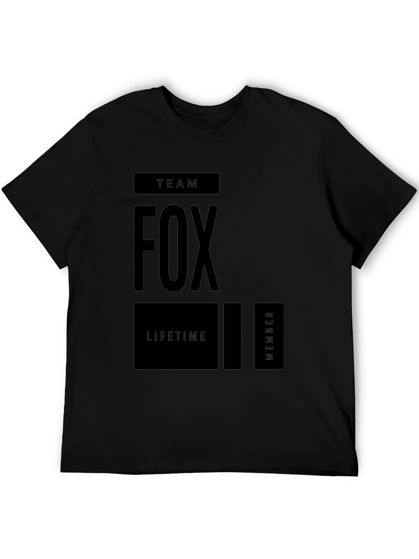 Team Fox Lifetime Member Graphic Tee - Black