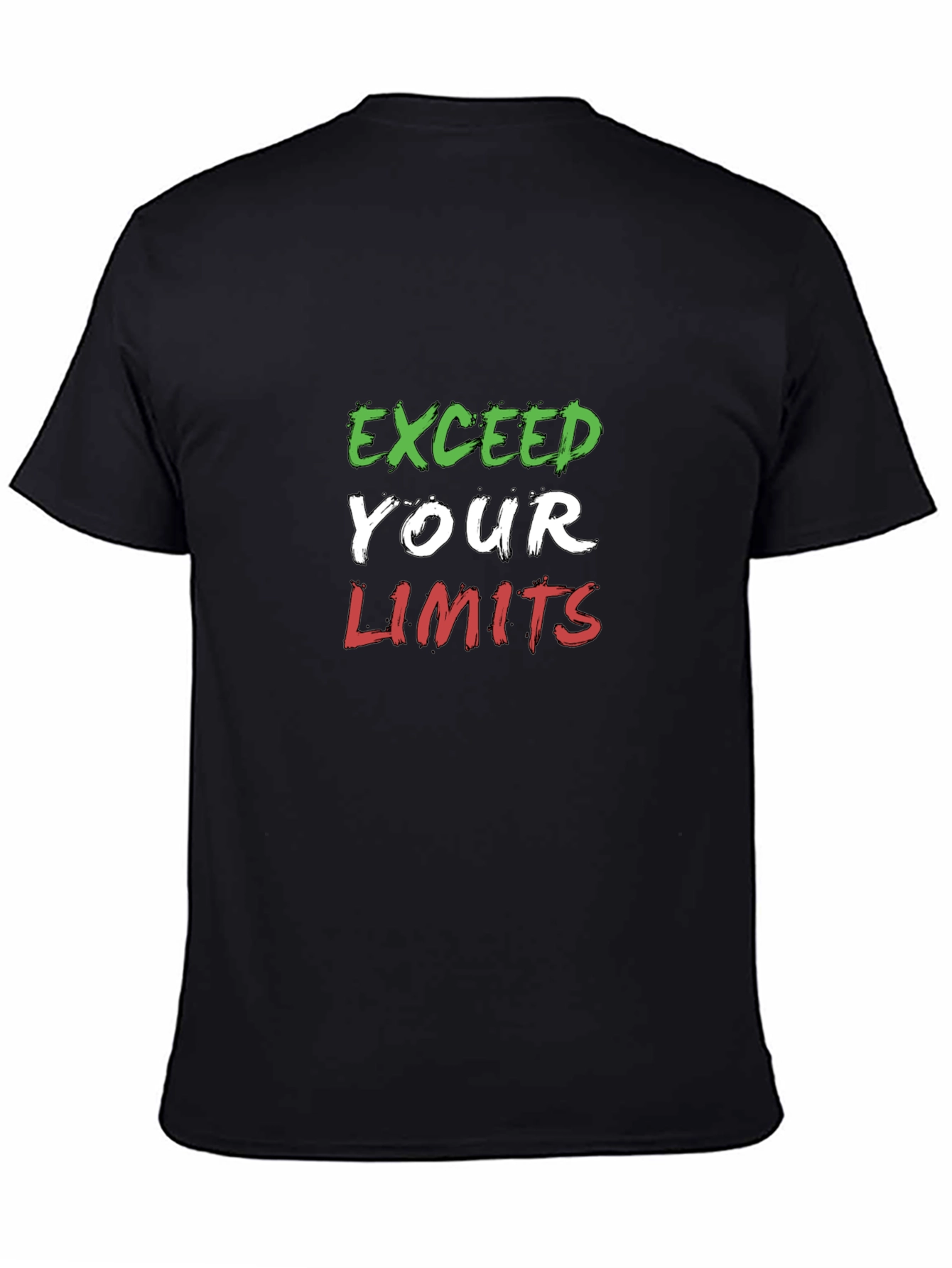 Exceed Your Limits Graphic Tee - Black