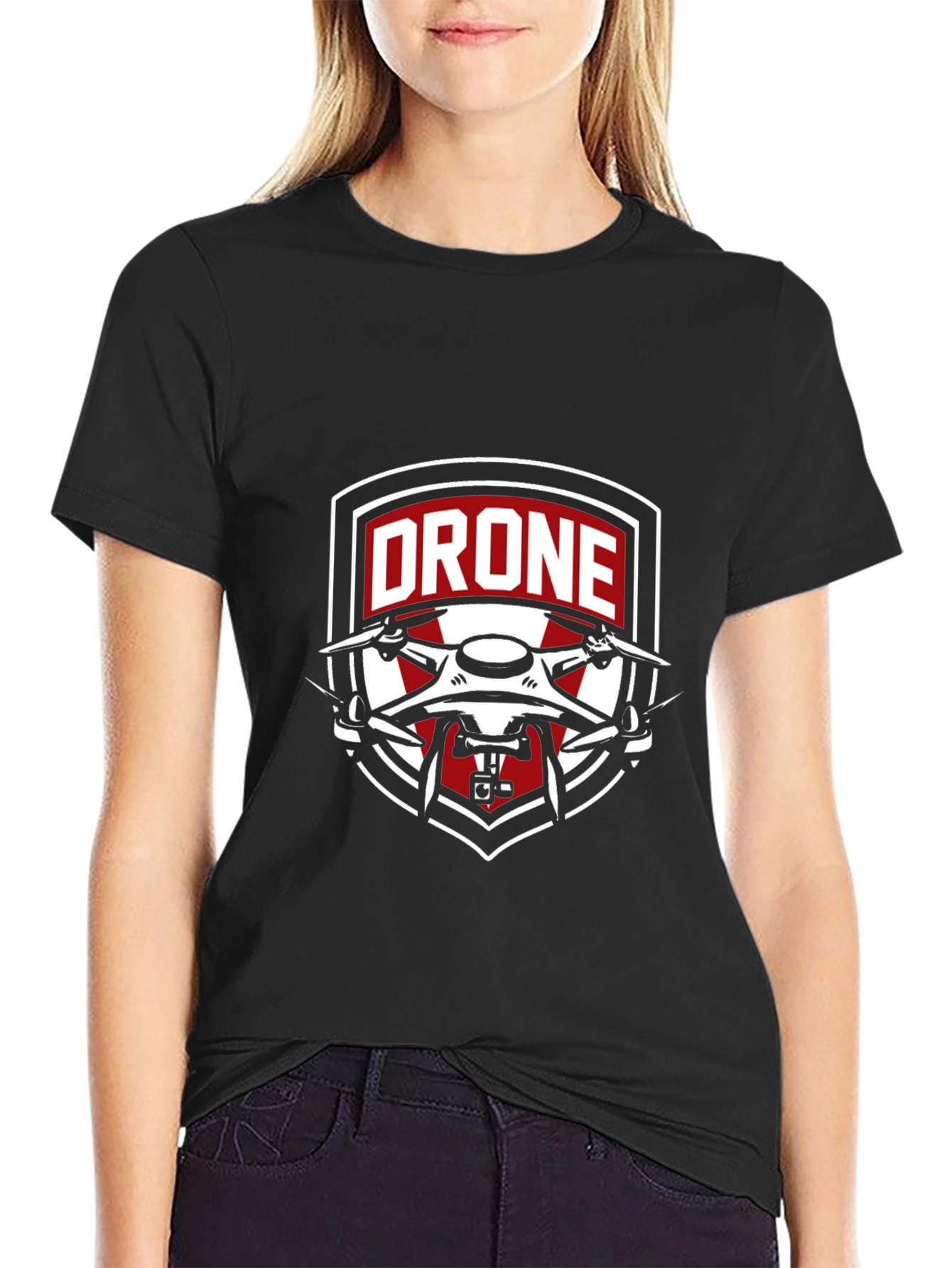 Drone Graphic T-Shirt - Cool Design