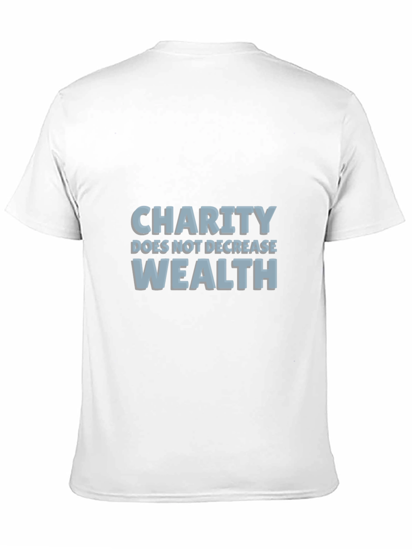 Charity Wealth T-Shirt - Black Graphic Tee