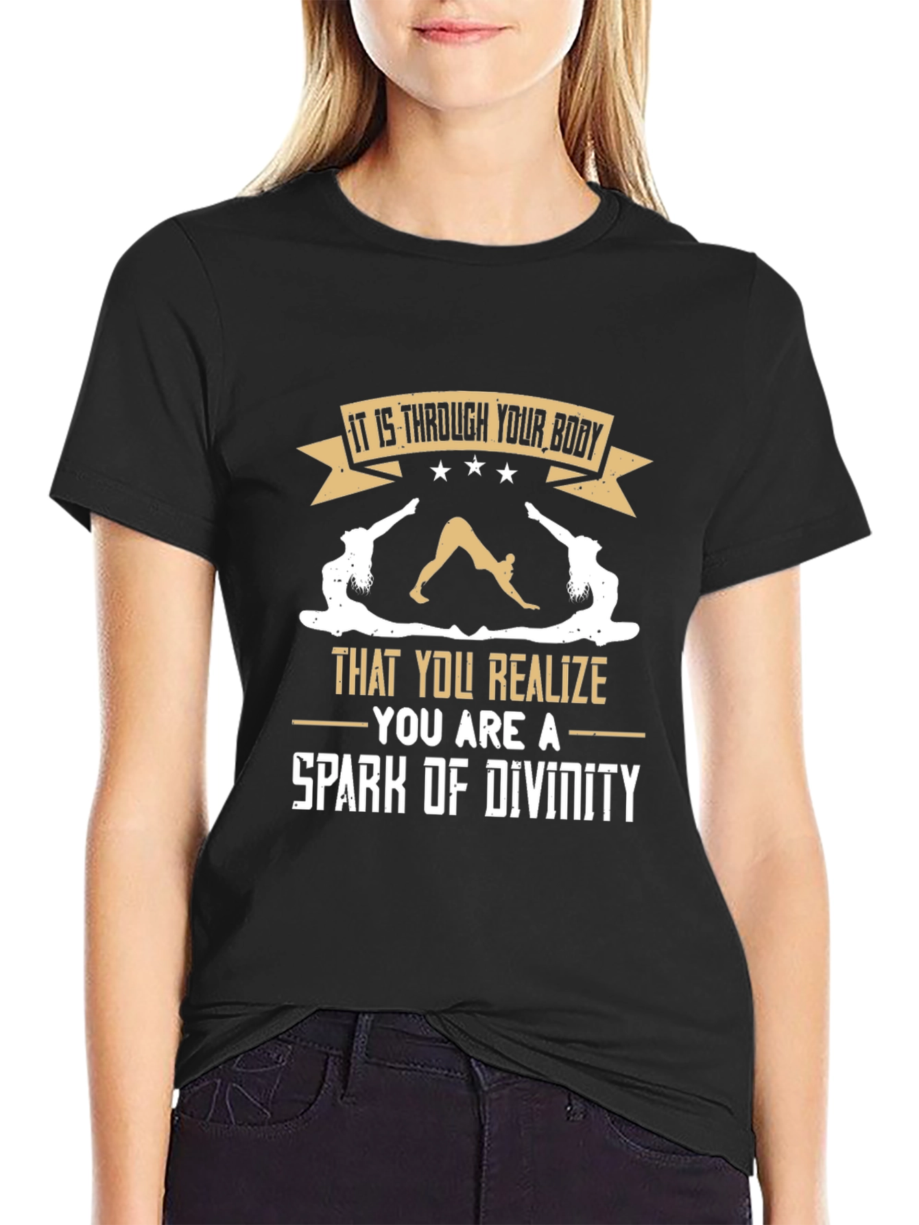 Yoga Spark of Divinity Graphic Tee