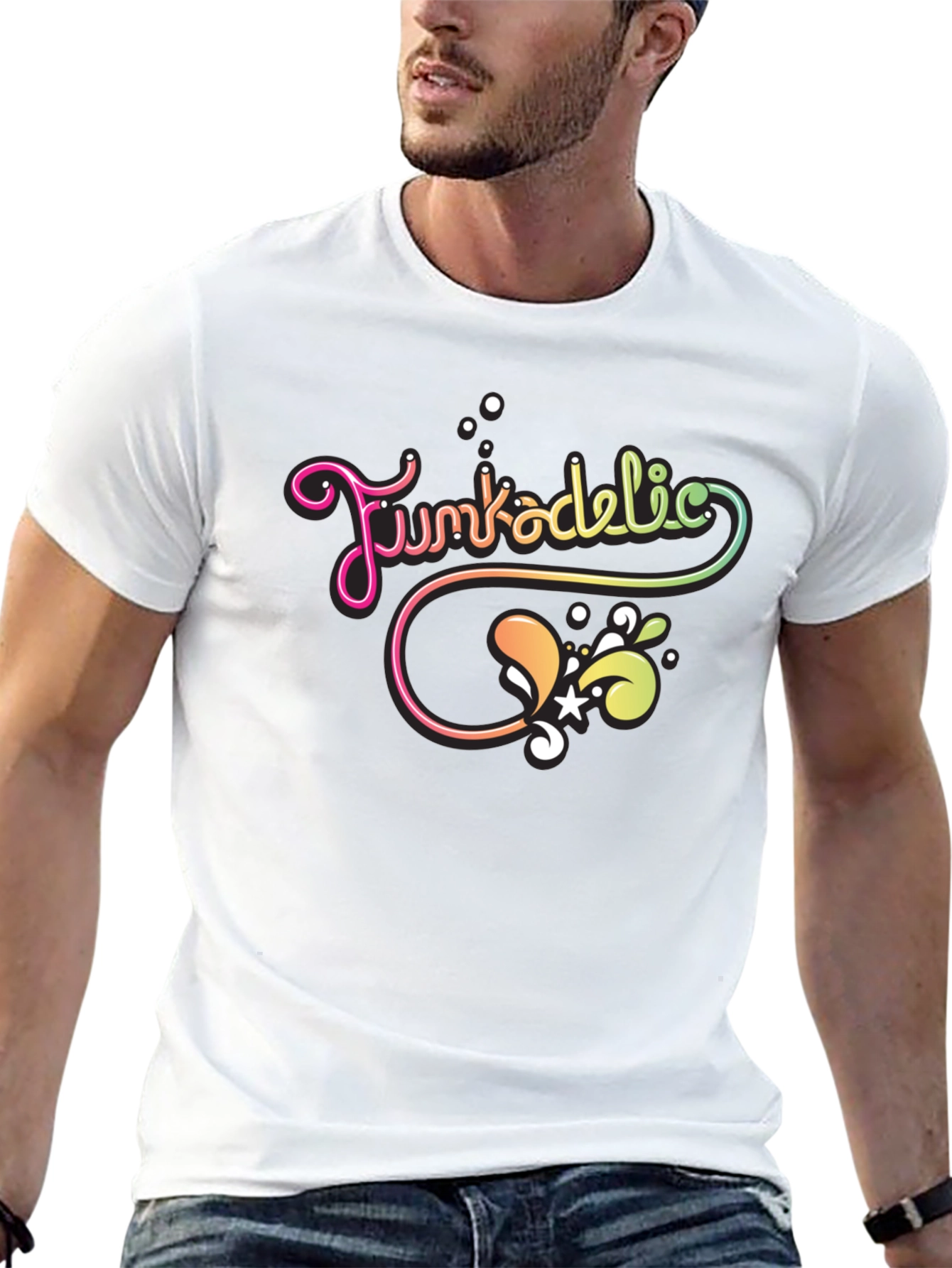 Funkadelic Graphic Tee - Black Cotton T-Shirt