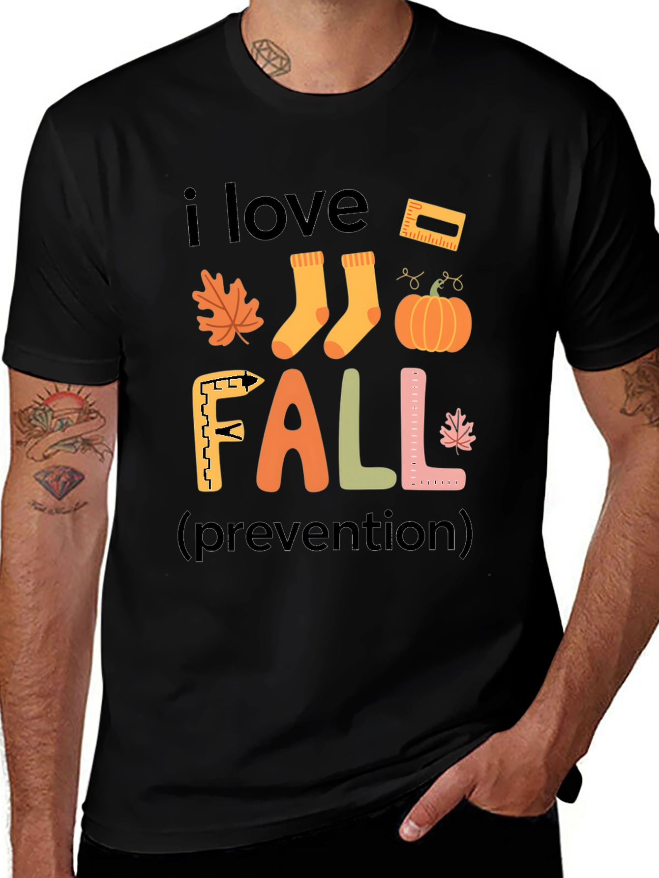 I Love Fall Prevention T-Shirt