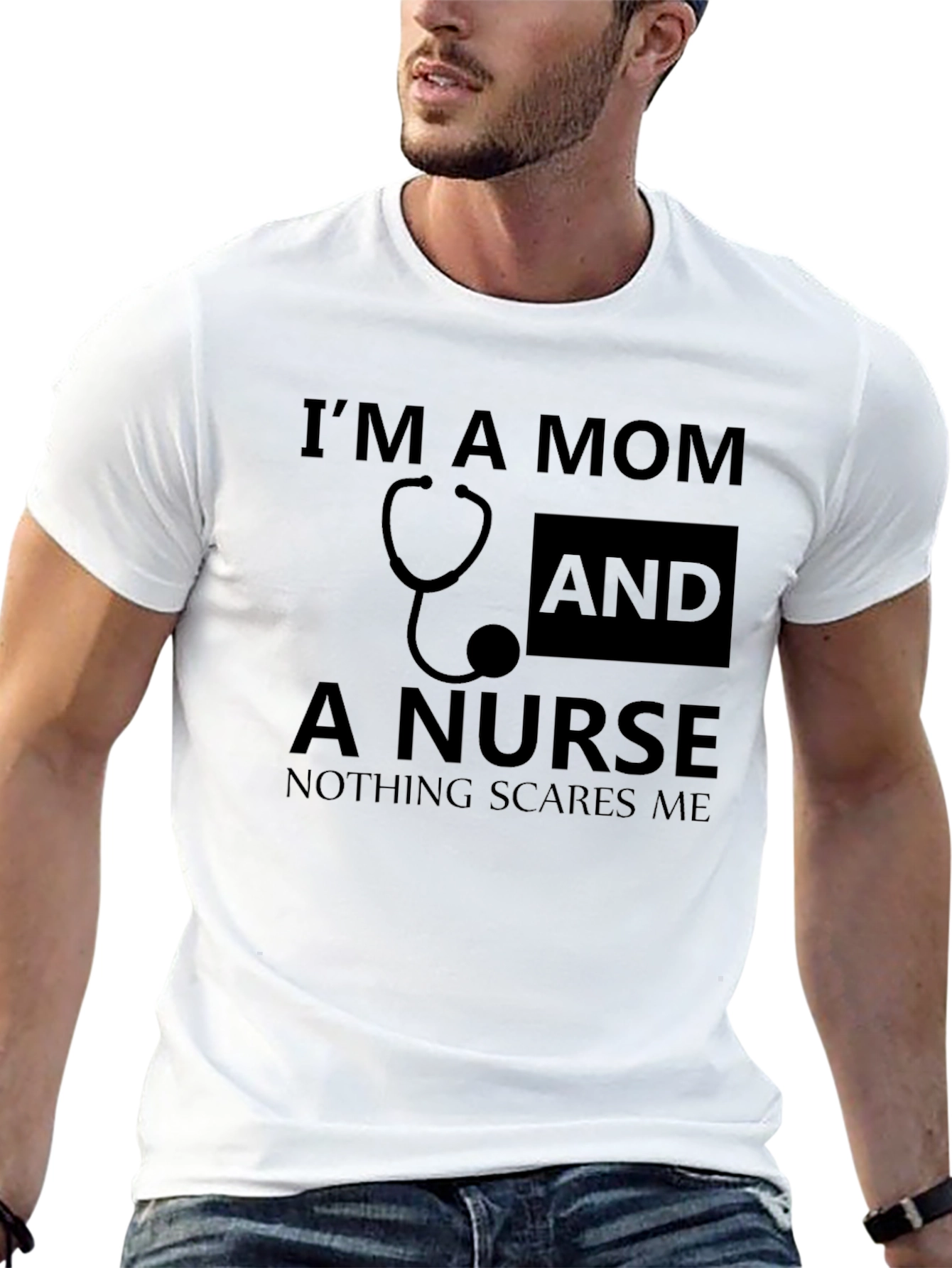 Im a Mom and a Nurse Graphic Tee