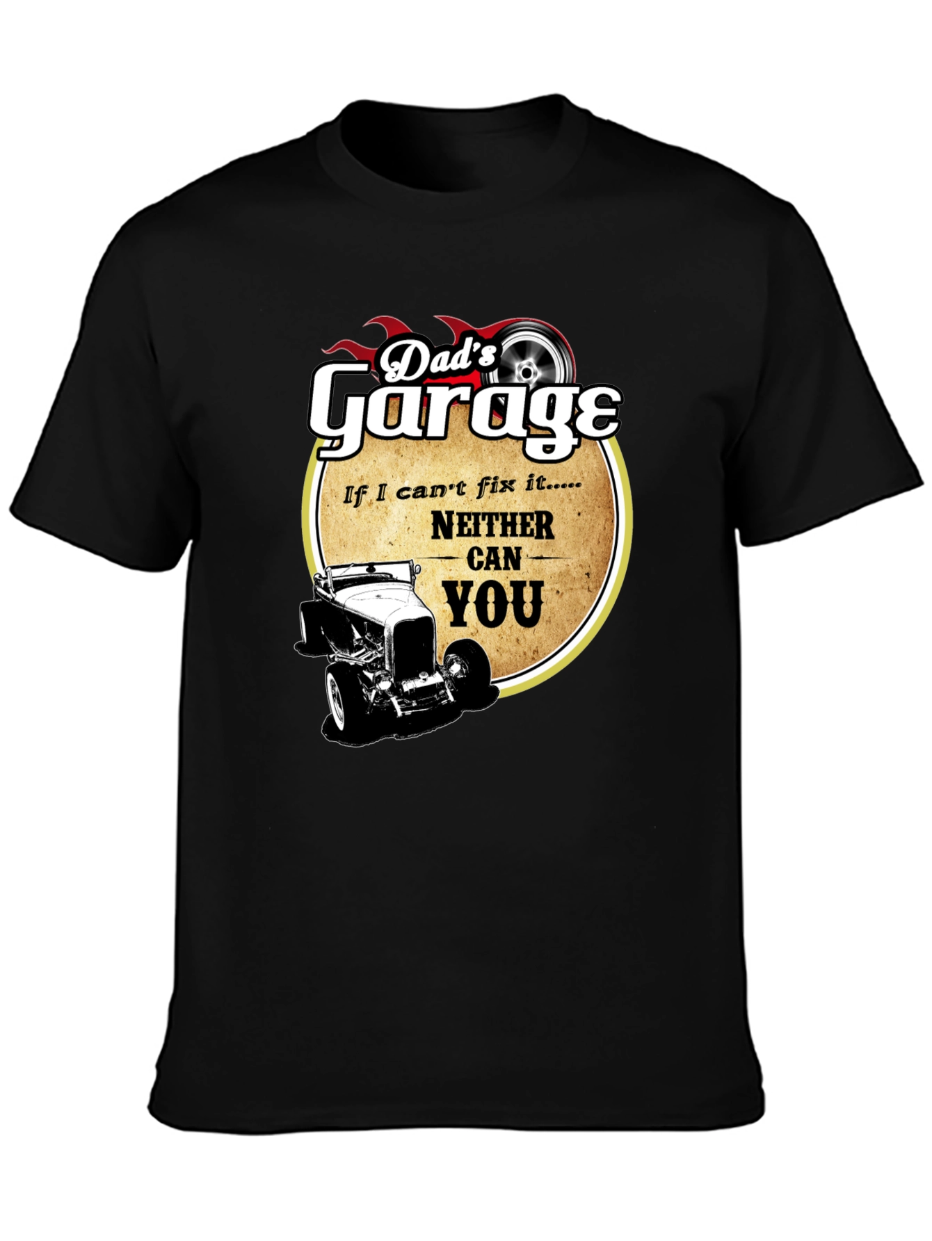 Dads Garage T-Shirt - Funny Car Lover Tee