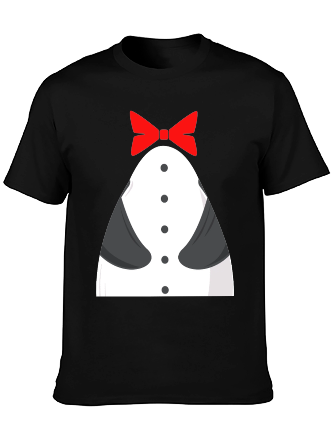 Funny Tuxedo T-Shirt - Bowtie Design Novelty Tee
